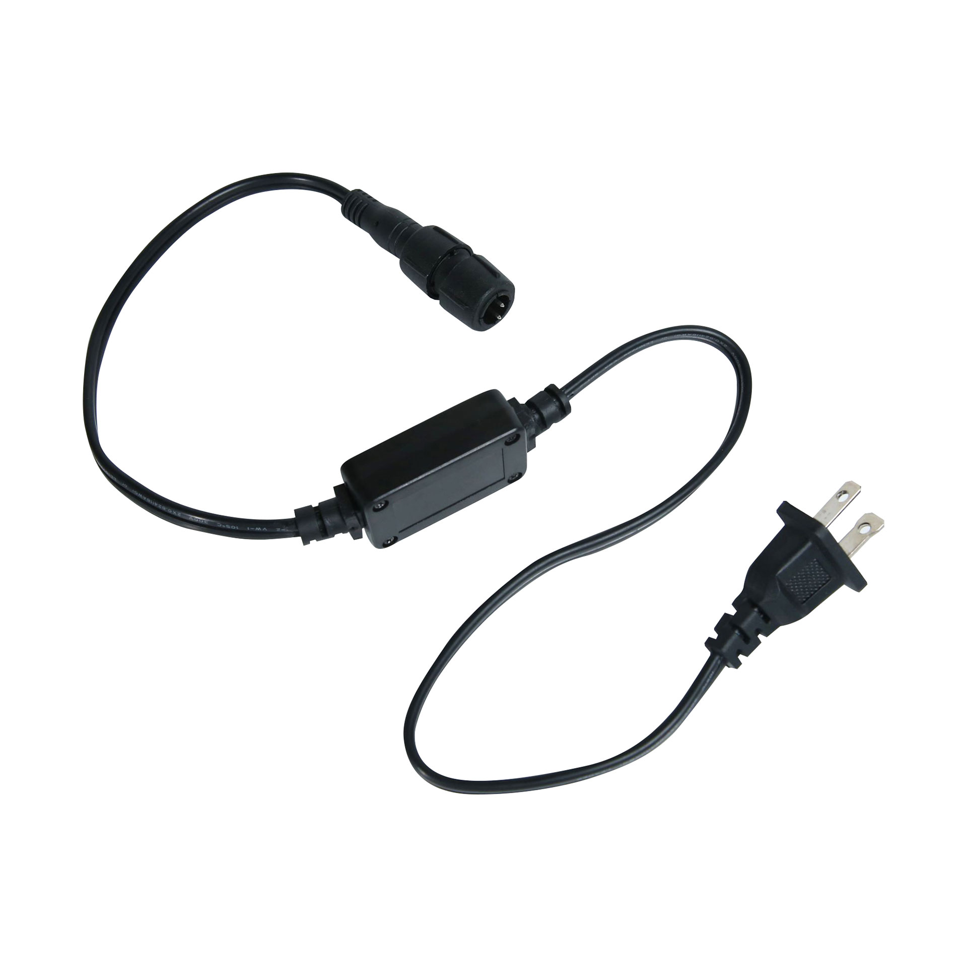 Cable Con Clavija Para Manguera De Led 2 Hilos