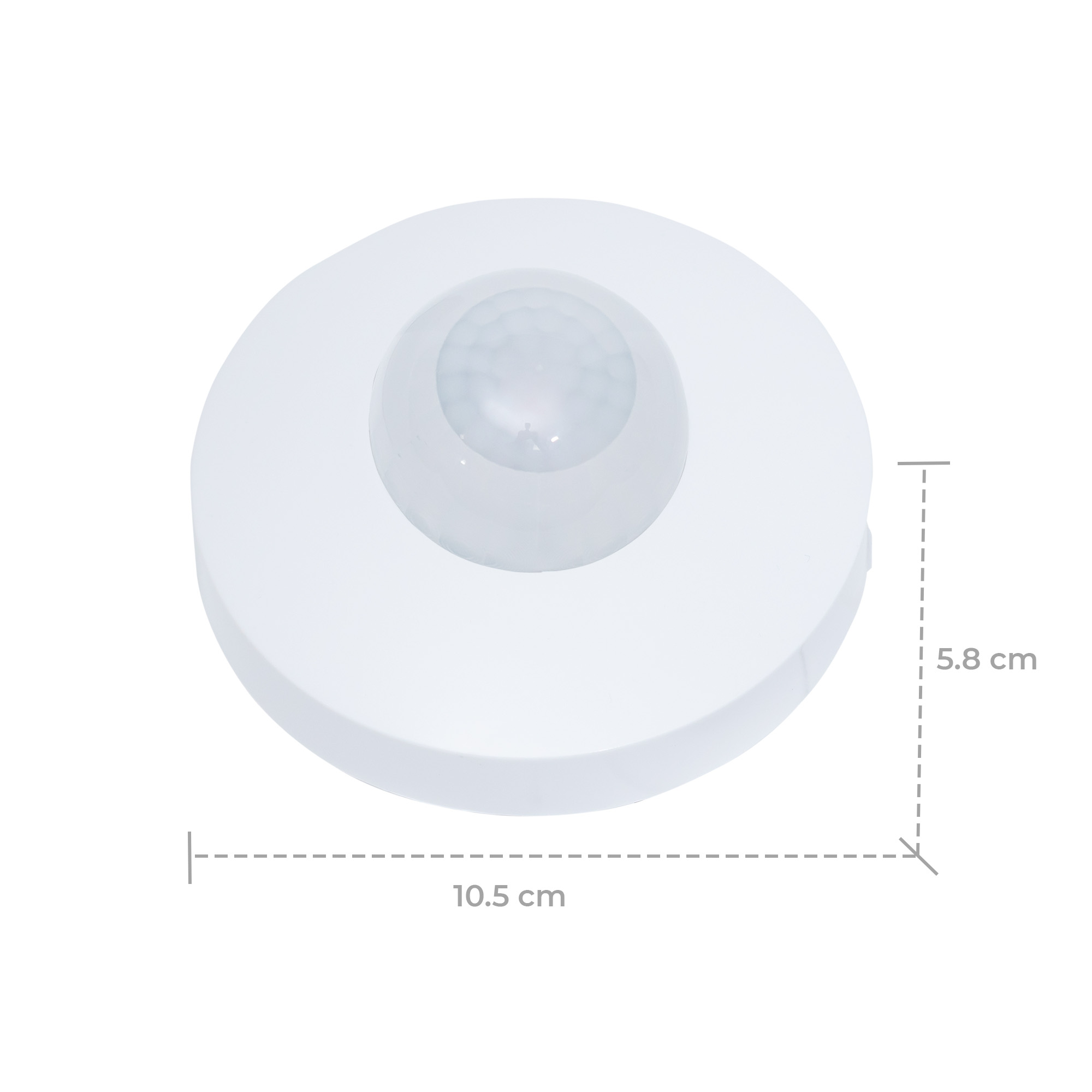 Sensor de movimiento 360° infrarrojo de triple sensor para interior