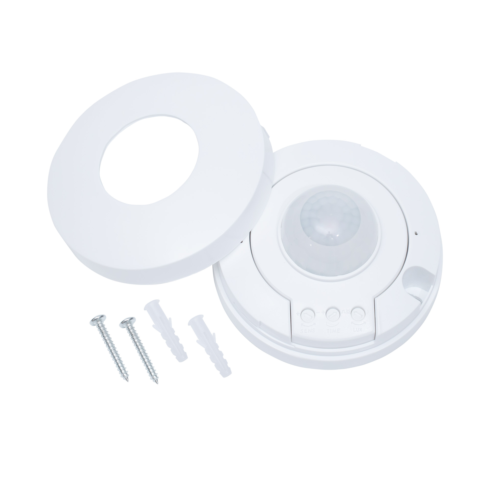 Sensor de movimiento 360° infrarrojo de triple sensor para interior