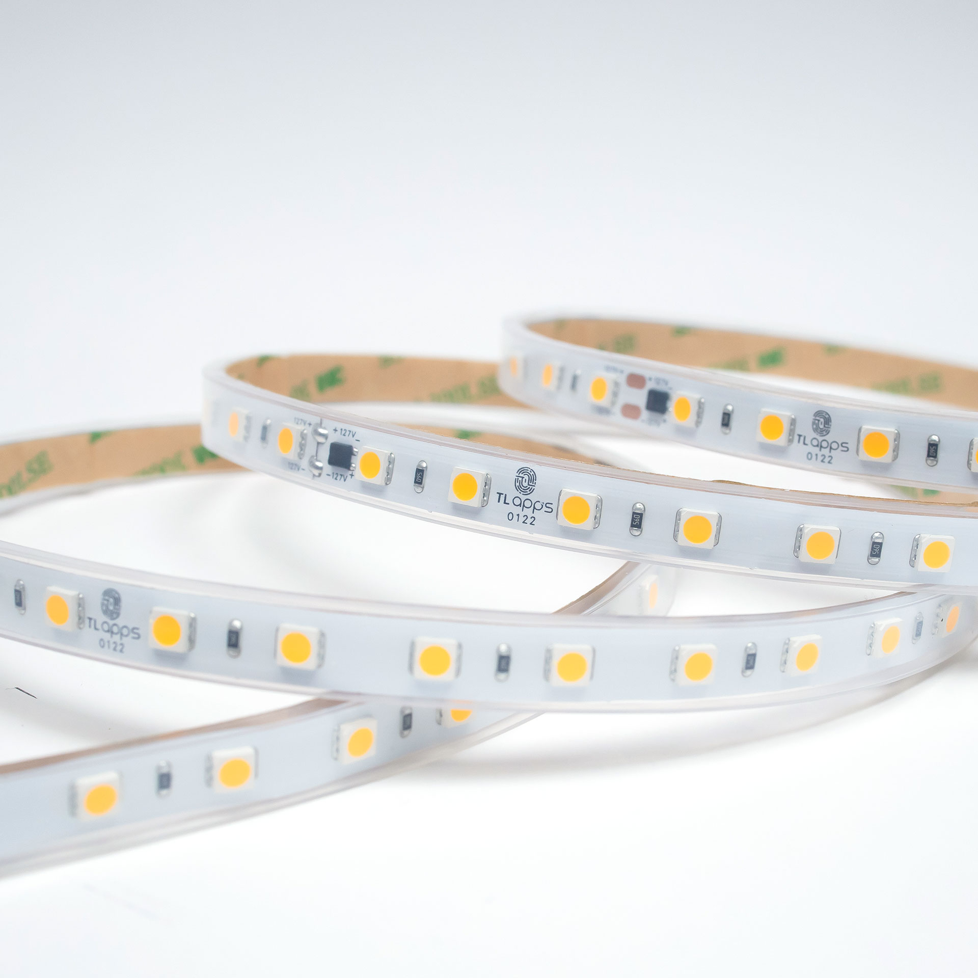 Tira Flexible 60 Leds X Metro, 5050 SMD 127 V, Exterior