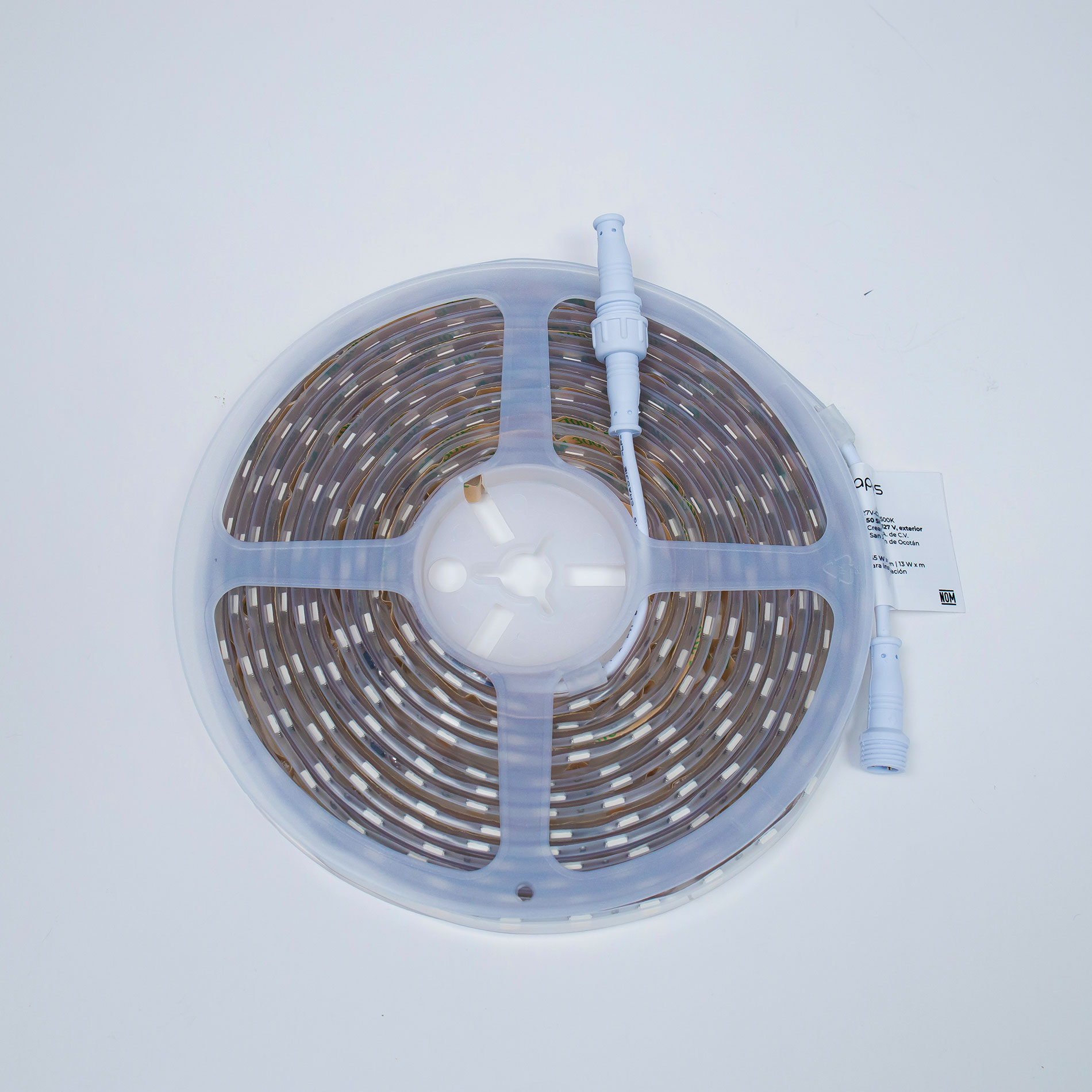 TIRA FLEXIBLE 60 LEDS |POR METRO, 5050 SMD 127 V, EXTERIOR / 2500K