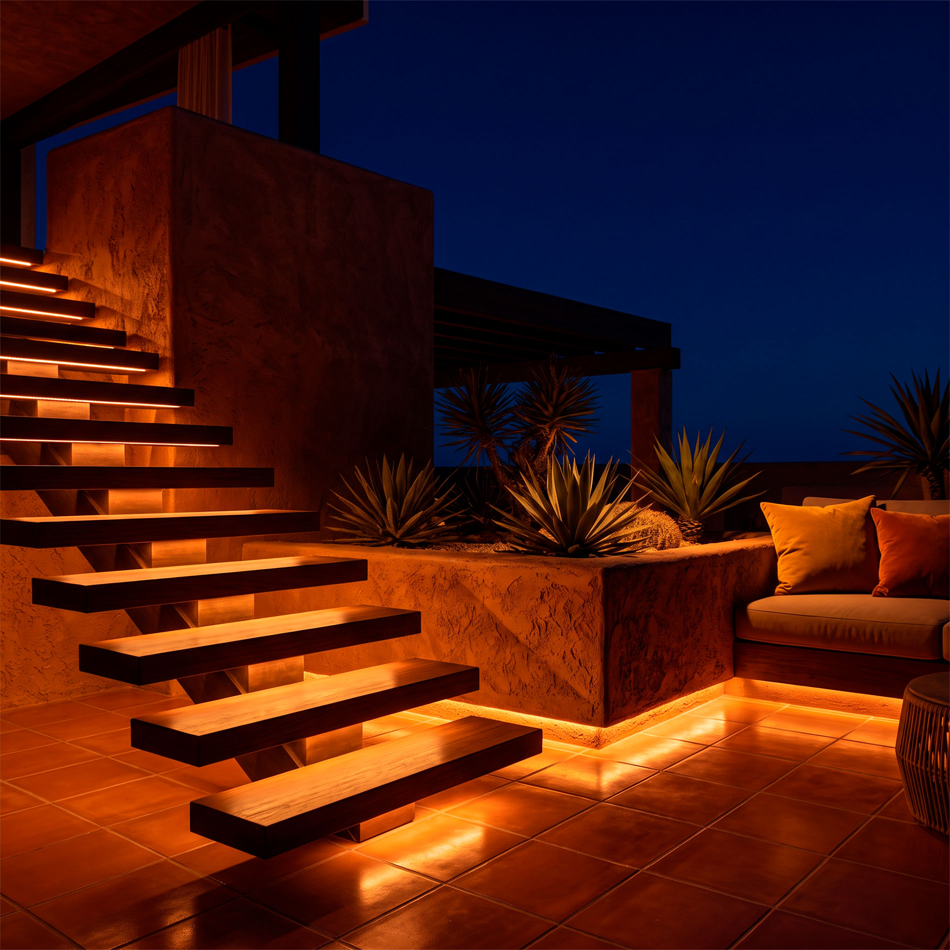 TIRA FLEXIBLE 60 LEDS |POR METRO, 5050 SMD 127 V, EXTERIOR / 2500K