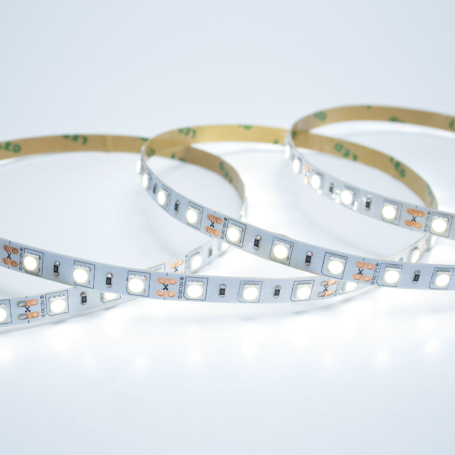 Tira Flexible 60 Leds por Metro, 5050 SMD, Interior luz de día