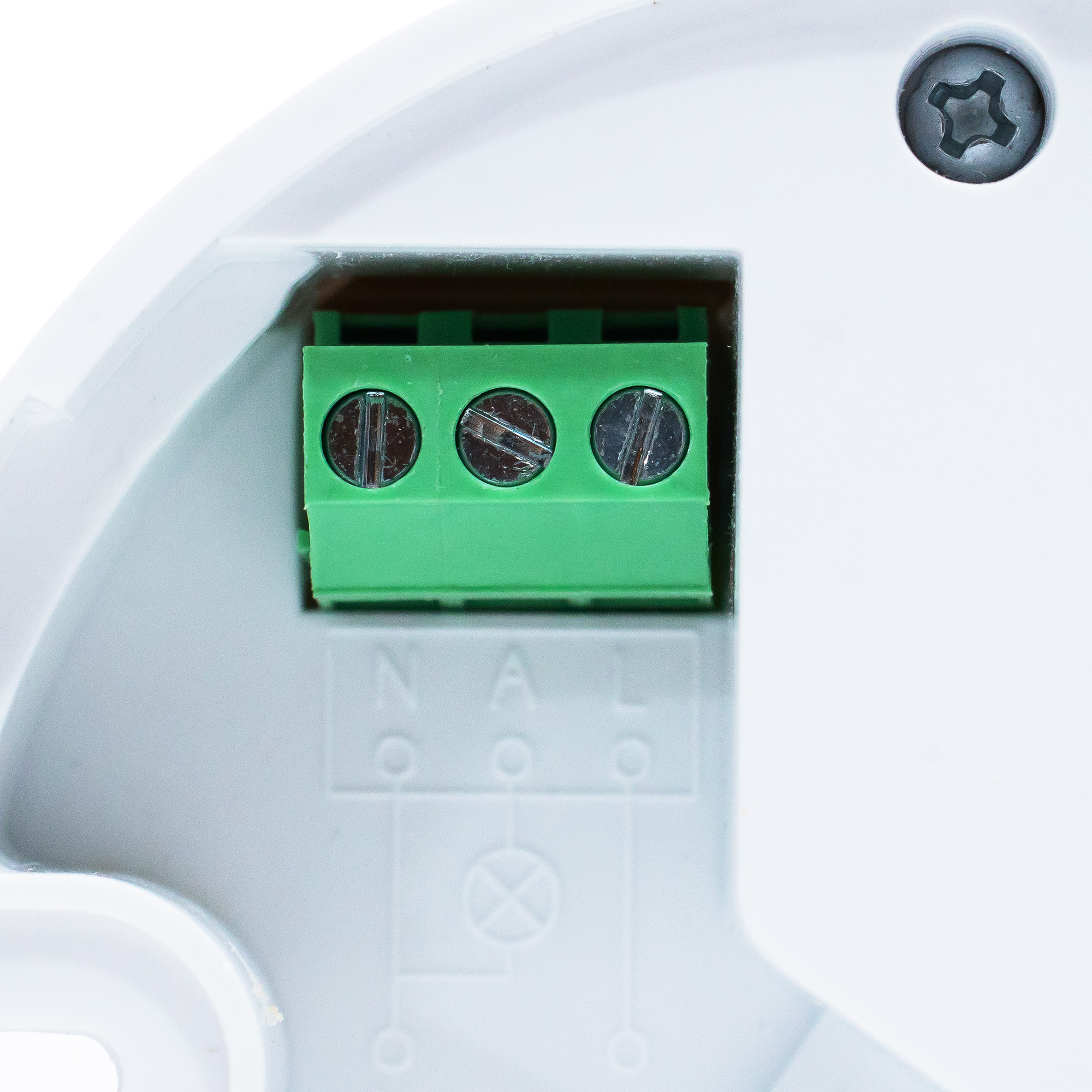 Sensor de movimiento infrarrojo con un sensor para sobreponer en techo