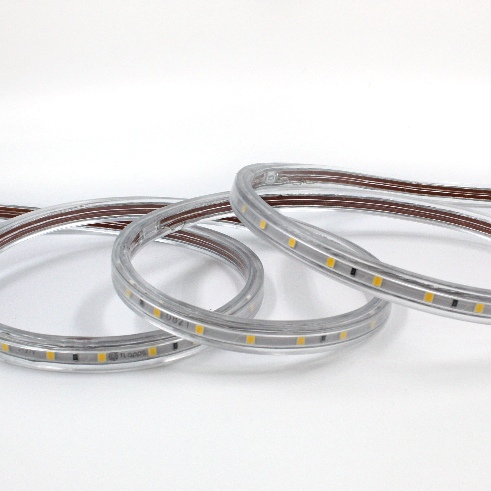 Manguera flexible 60 LEDs x metro, 5050 SMD, exterior 10 m BC (Blanco cálido)