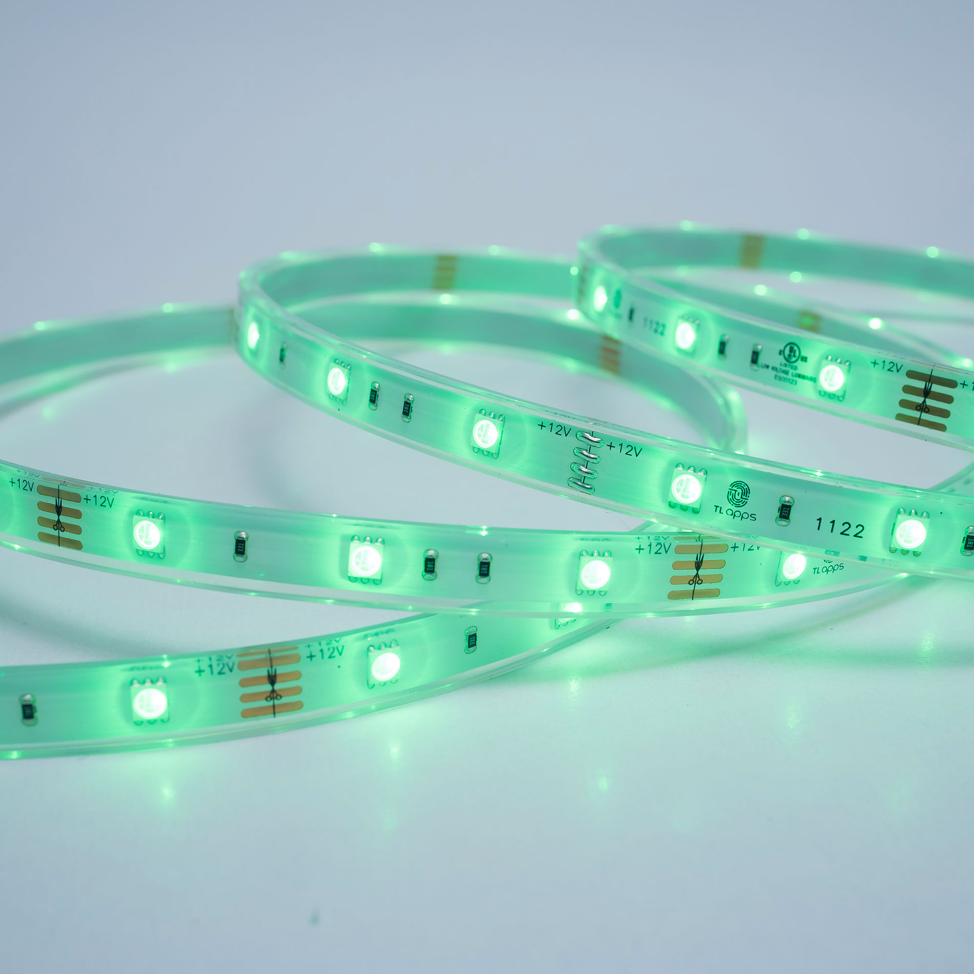 TIRA FLEXIBLE 30 LEDS POR METRO, 5050 SMD, SUMERGIBLE / RGB