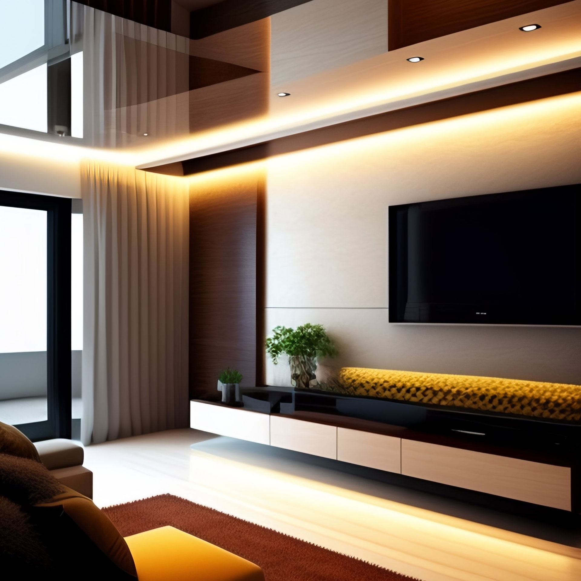 Tira Flexible 60 Leds por Metro, 2835 SMD, Interior blanco cálido