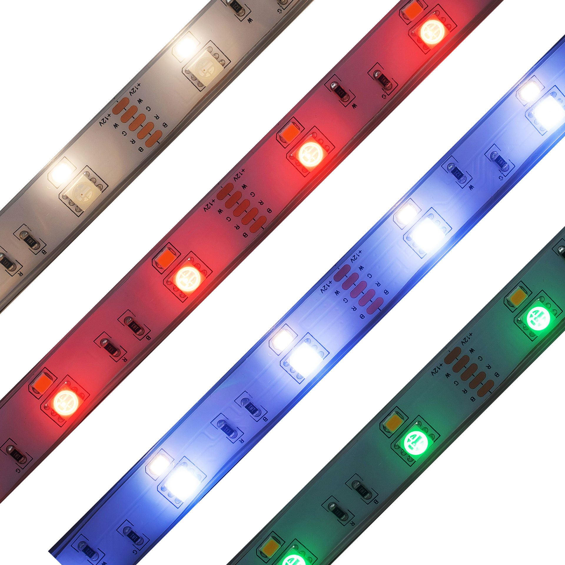 Tira Flexible blanco calido 60 Leds por Metro, 5050 SMD, Exterior
