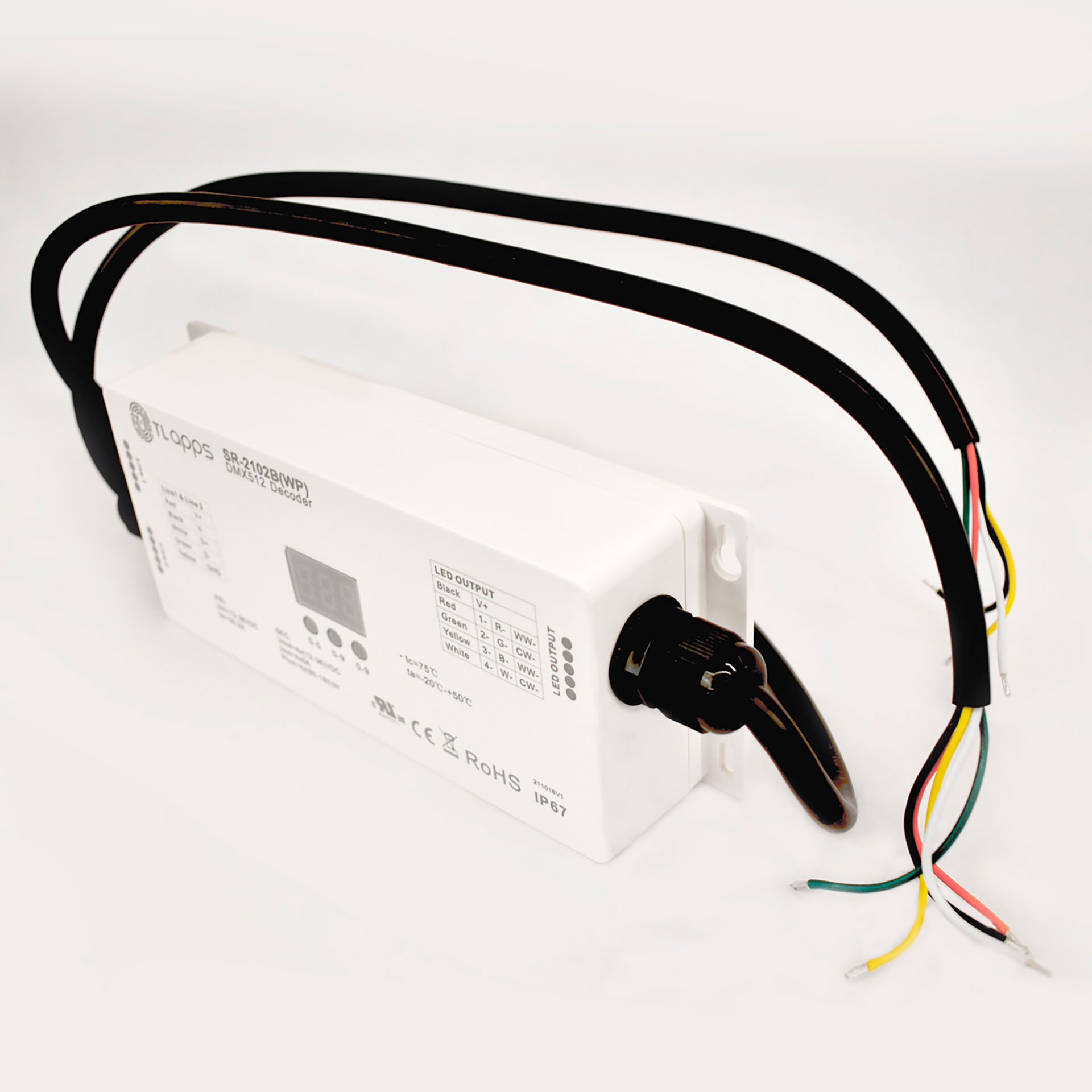 Decodificador protocolo DMX512para luminarios RGBW