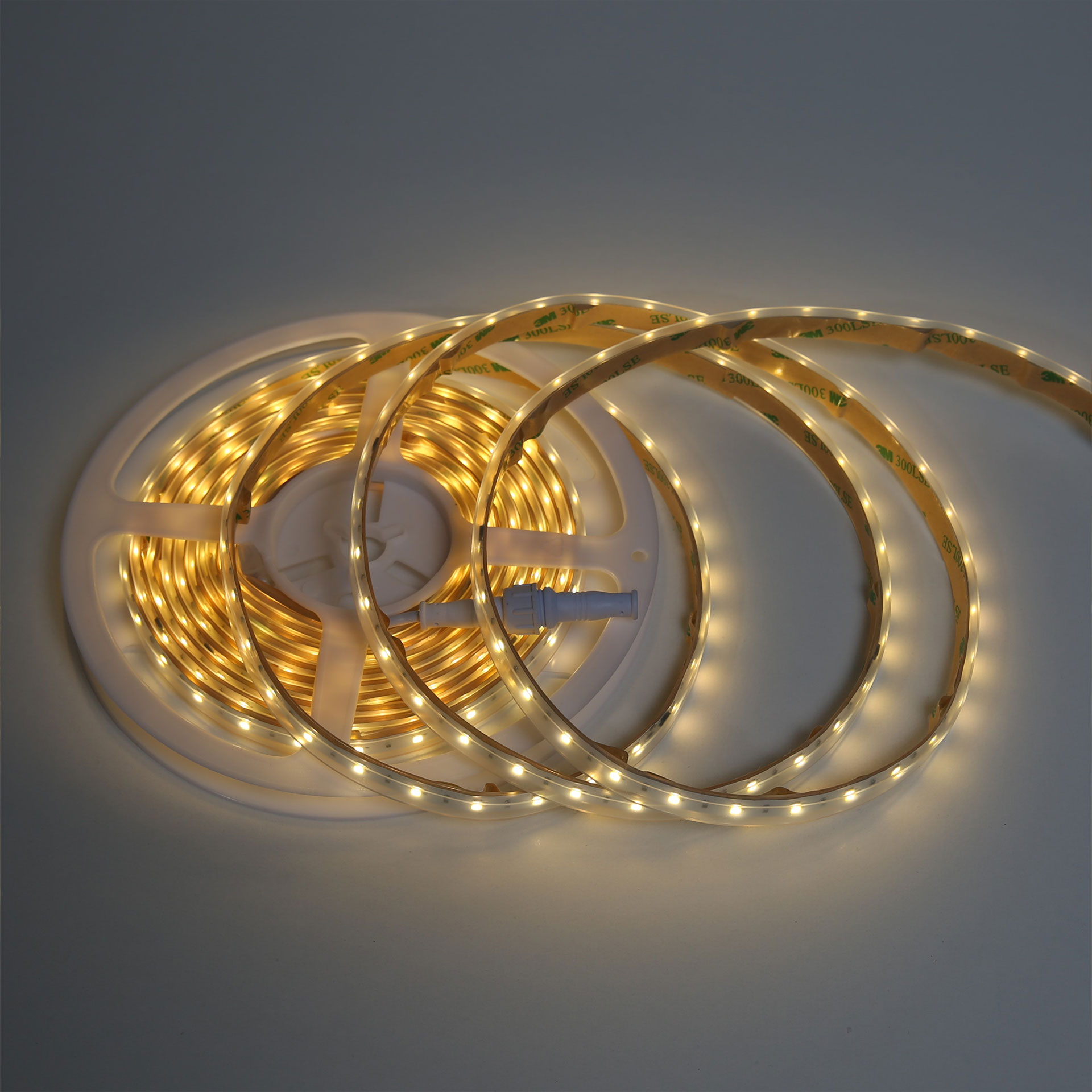 Tira Flexible 60 Leds X Metro, 2835 SMD 127 V, Exterior blanco cálido