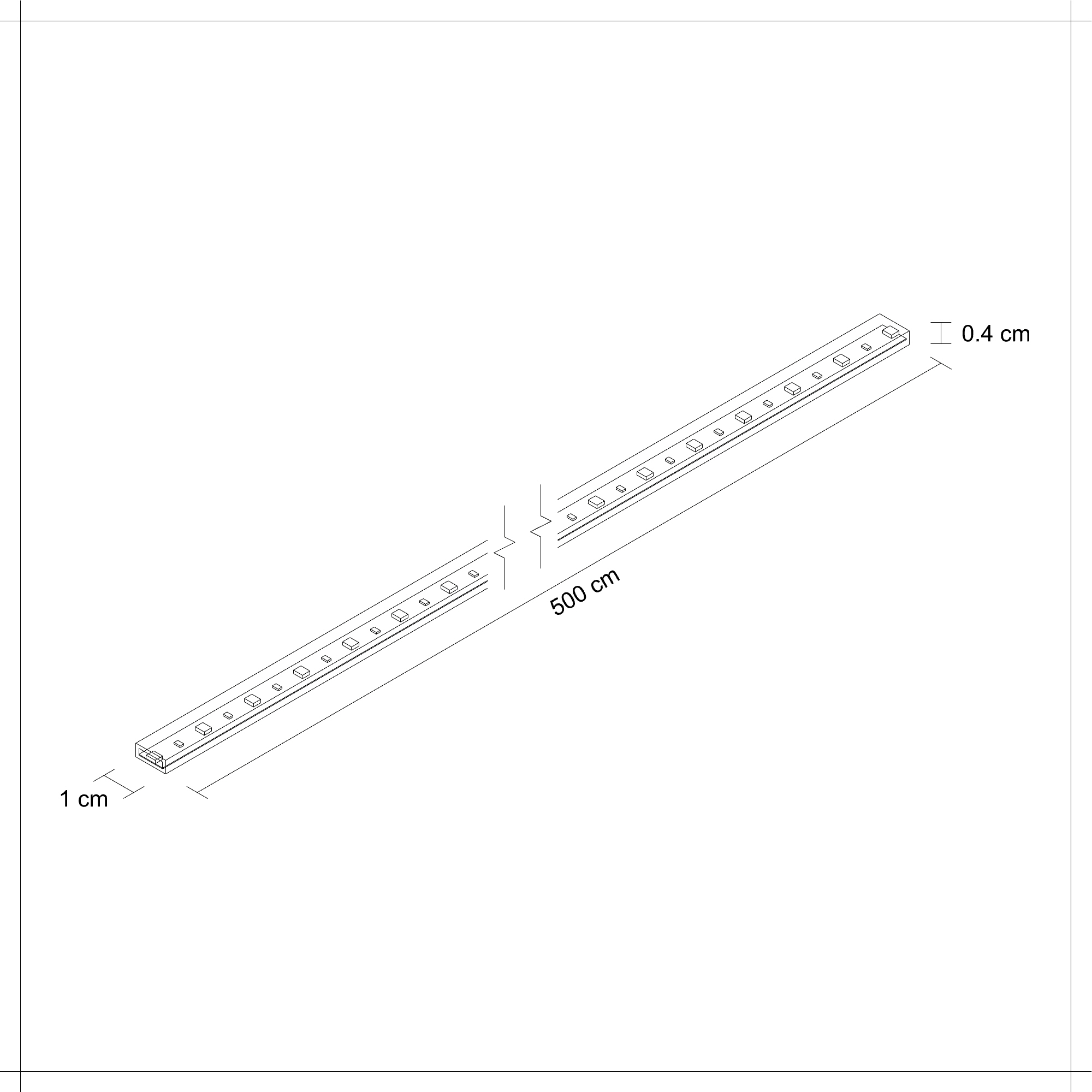 TIRA FLEXIBLE 60 LEDS POR METRO, 2835 SMD 127 V, EXTERIOR / LUZ DE DÍA
