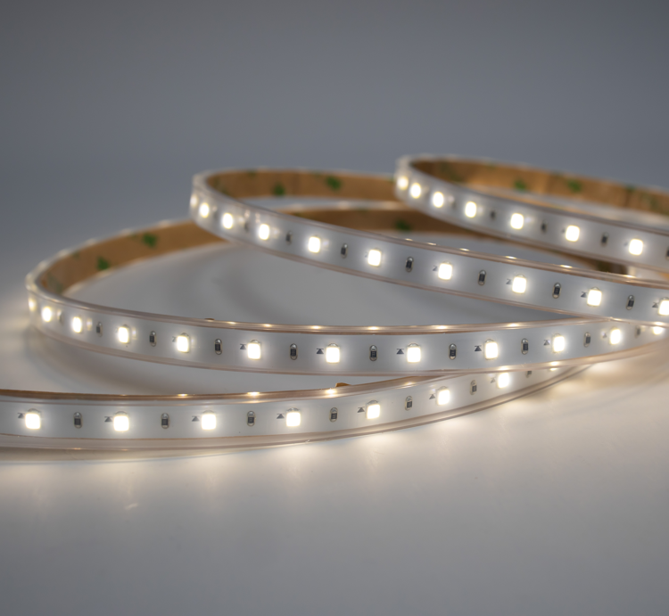 TIRA FLEXIBLE 60 LEDS POR METRO, 2835 SMD 127 V, EXTERIOR / LUZ DE DÍA