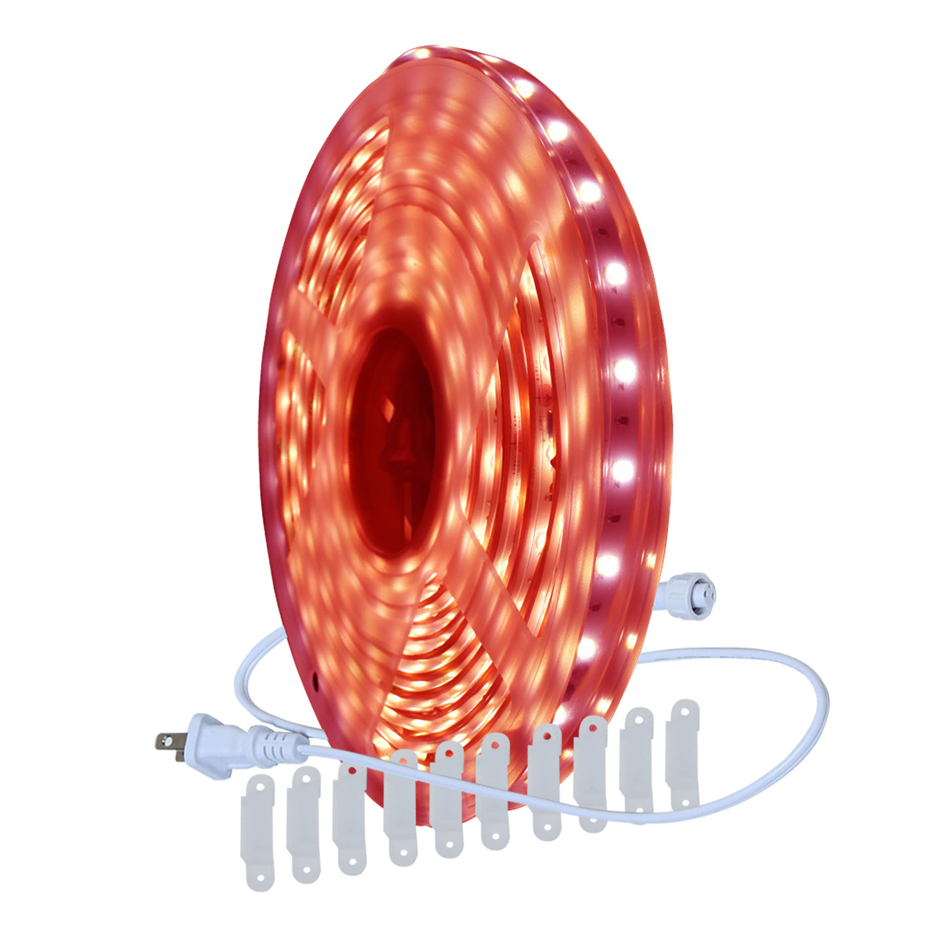 Tira Flexible 60 Leds X Metro, 2835 SMD 127 V, Exterior rojo