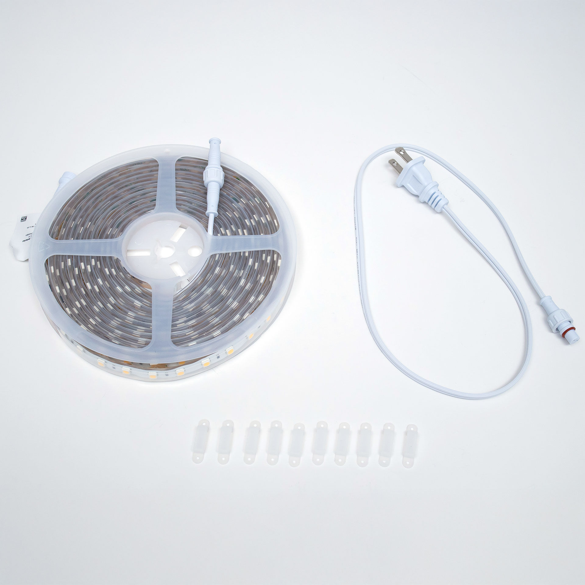 Tira Flexible 60 Leds X Metro, 5050 SMD 127 V, Exterior blanco cálido