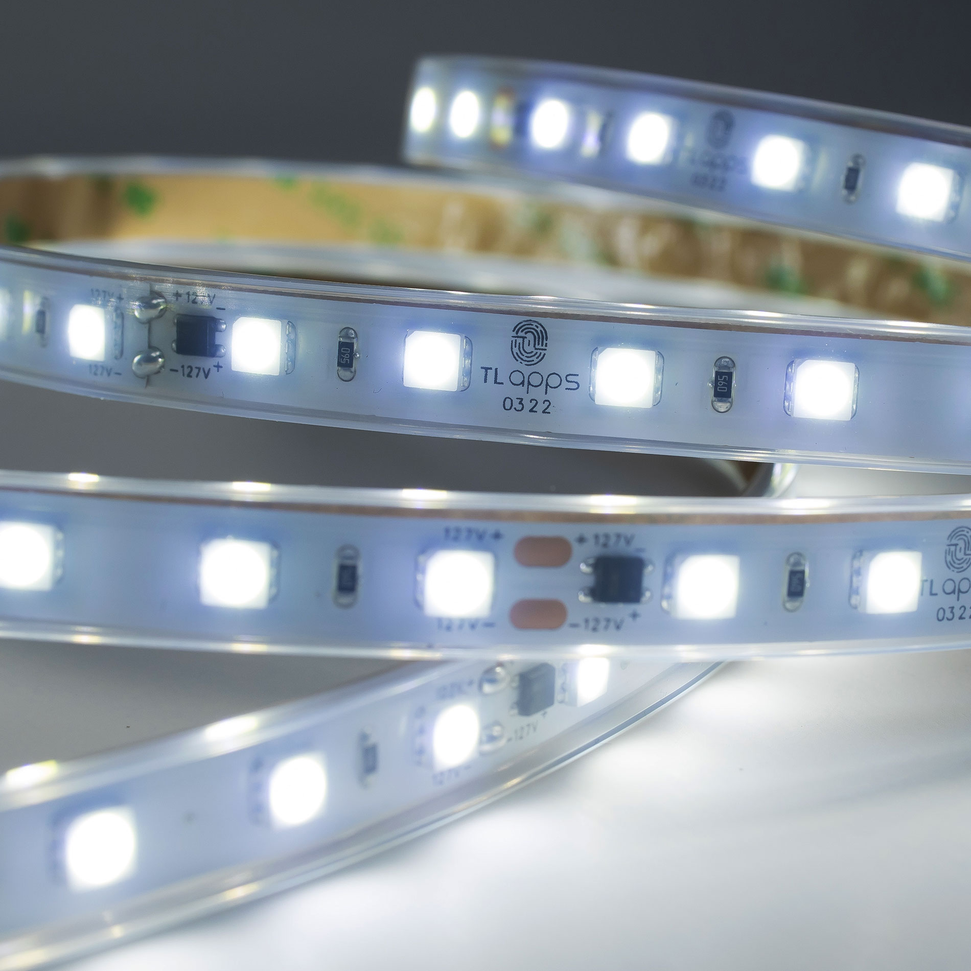 TIRA FLEXIBLE 60 LEDS |POR METRO, 5050 SMD 127 V, EXTERIOR / LUZ DE DÍA