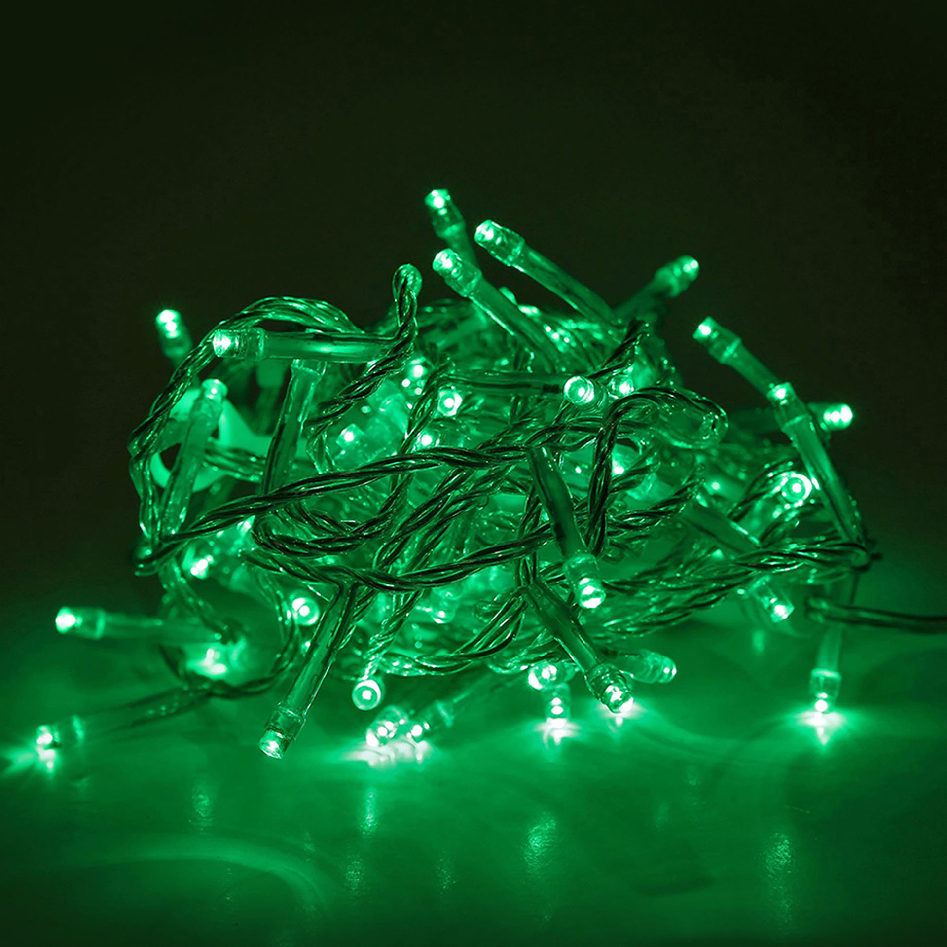 Serie Con Guirnalda Led color verde