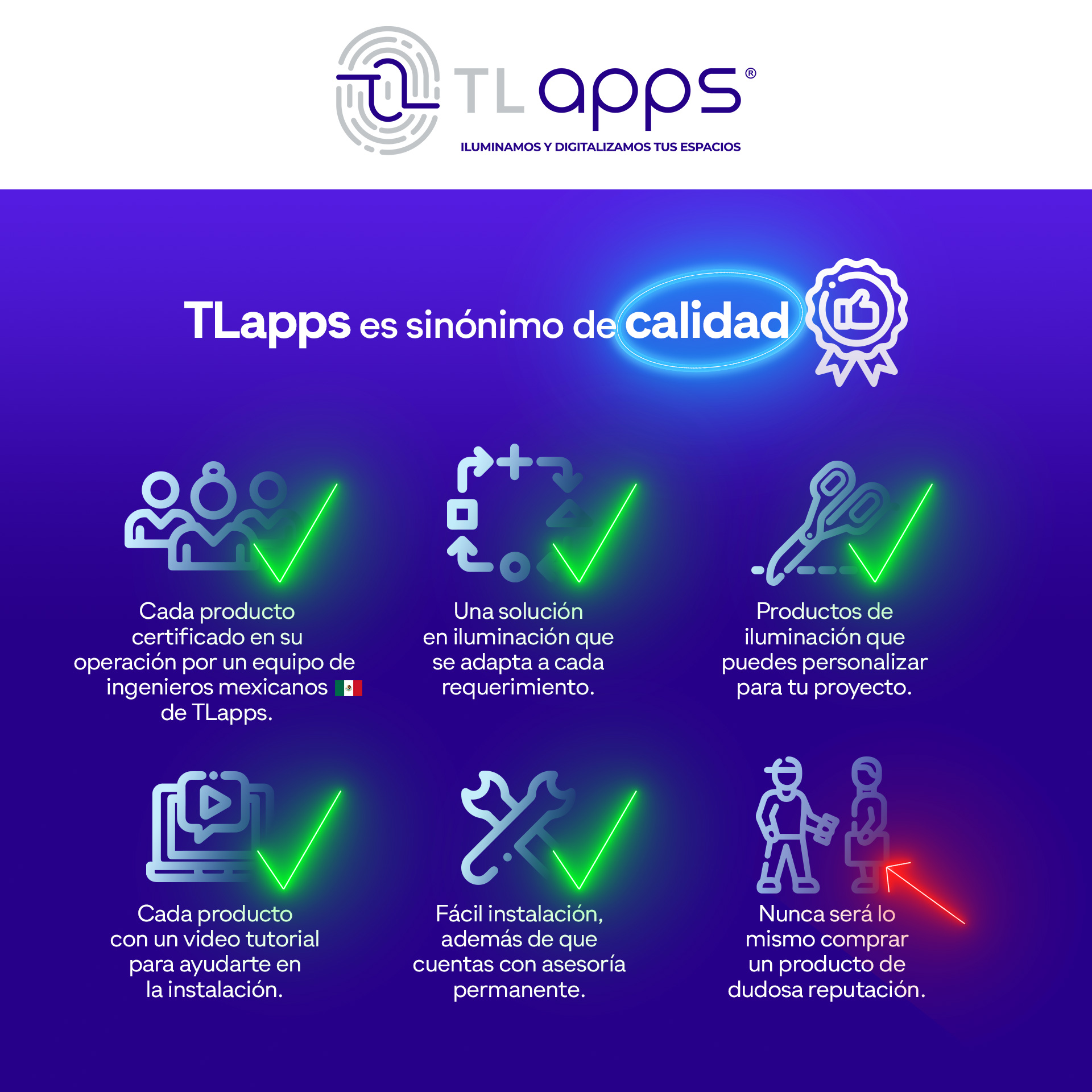 Serie Con Guirnalda Led color verde