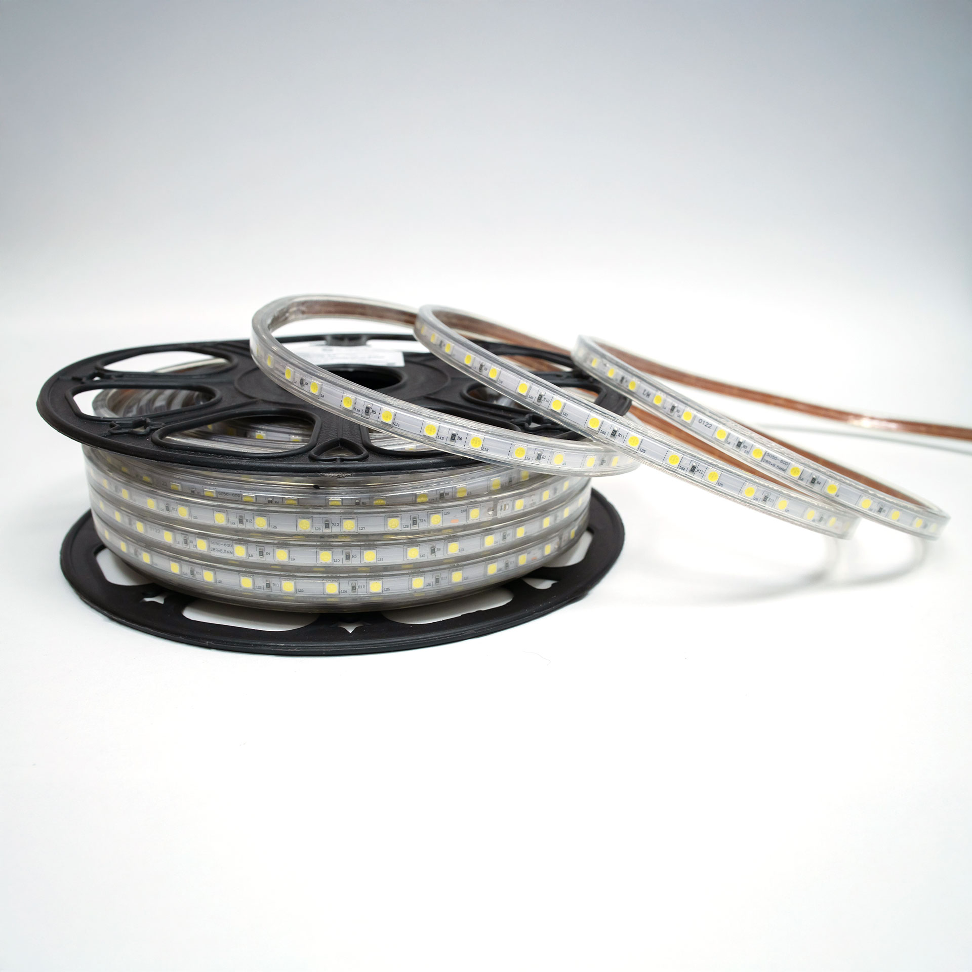 Manguera Flexible 60 Leds X Metro, 5050 SMD, Exterior 25 M luz de dia