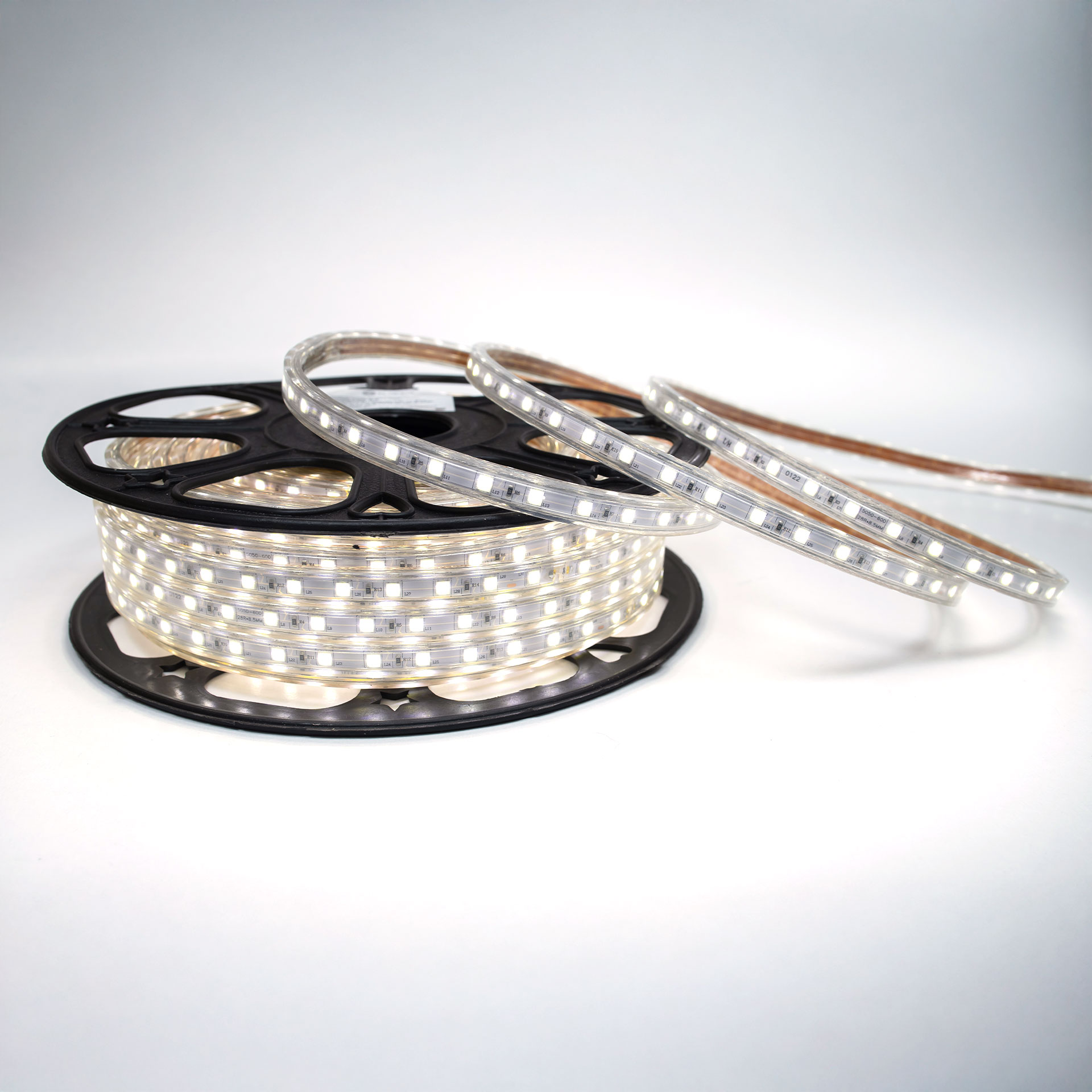 Manguera Flexible 60 Leds X Metro, 5050 SMD, Exterior 25 M luz de dia