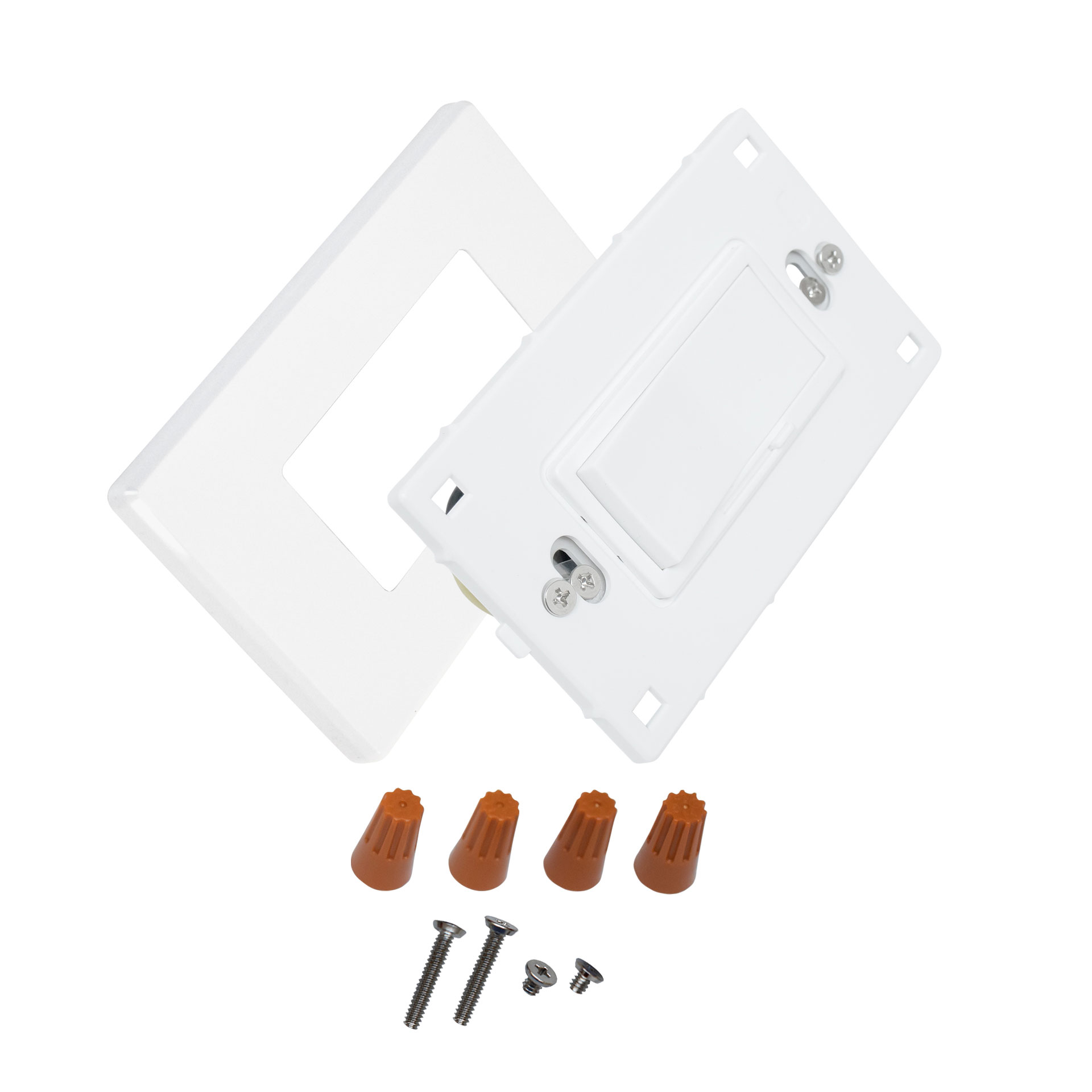 Interruptor de pared con regulador de potencia uso interior.