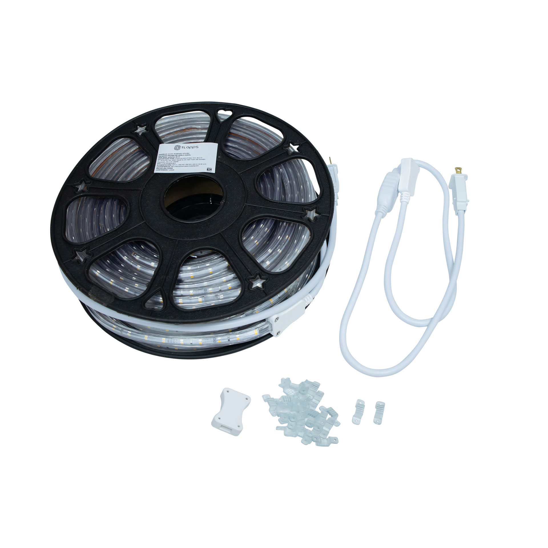 Manguera Flexible 60 Leds X Metro, 2835 SMD, Exterior 10 M luz de dia