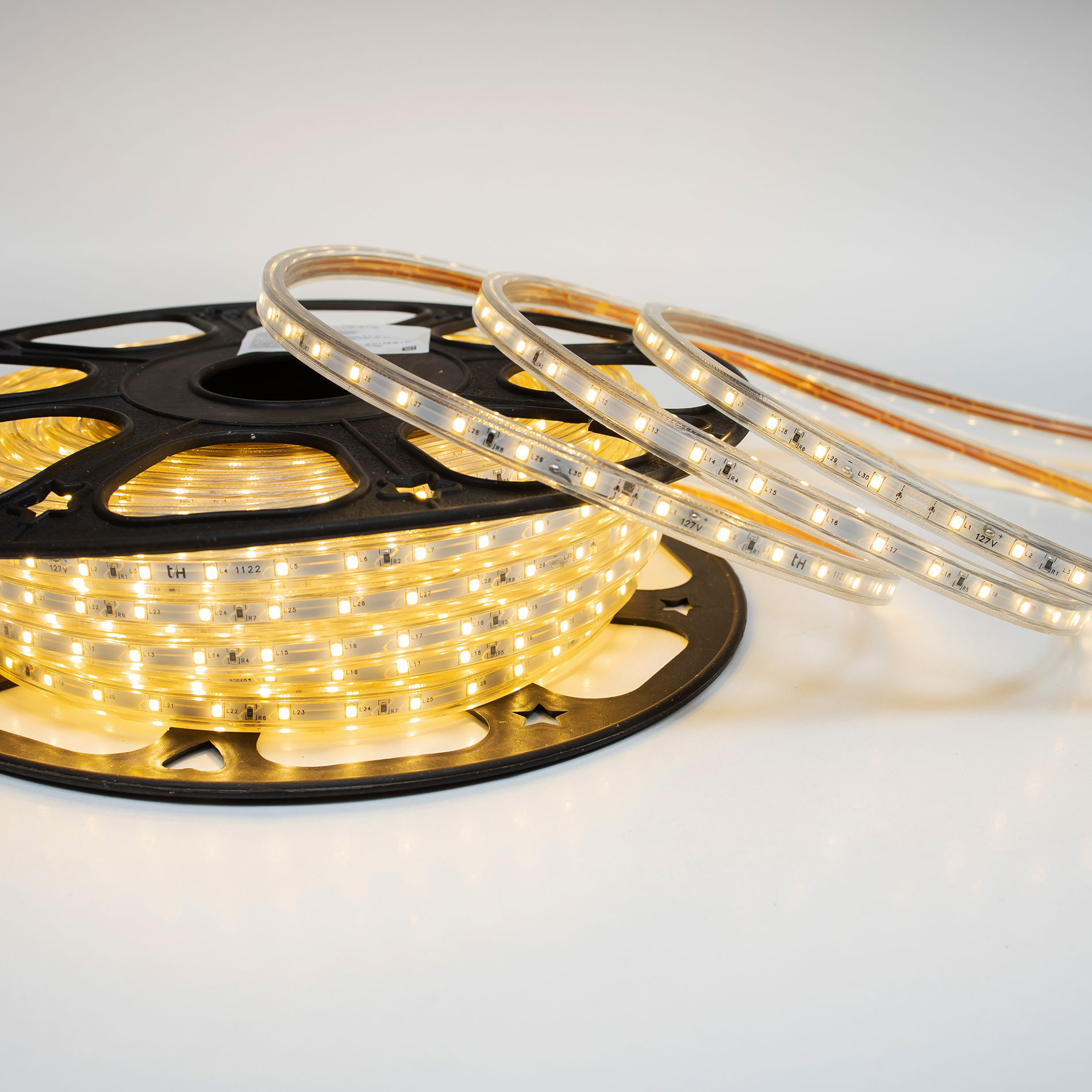 MANGUERA DE LED 5050 SMD 127V / BLANCO CALIDO