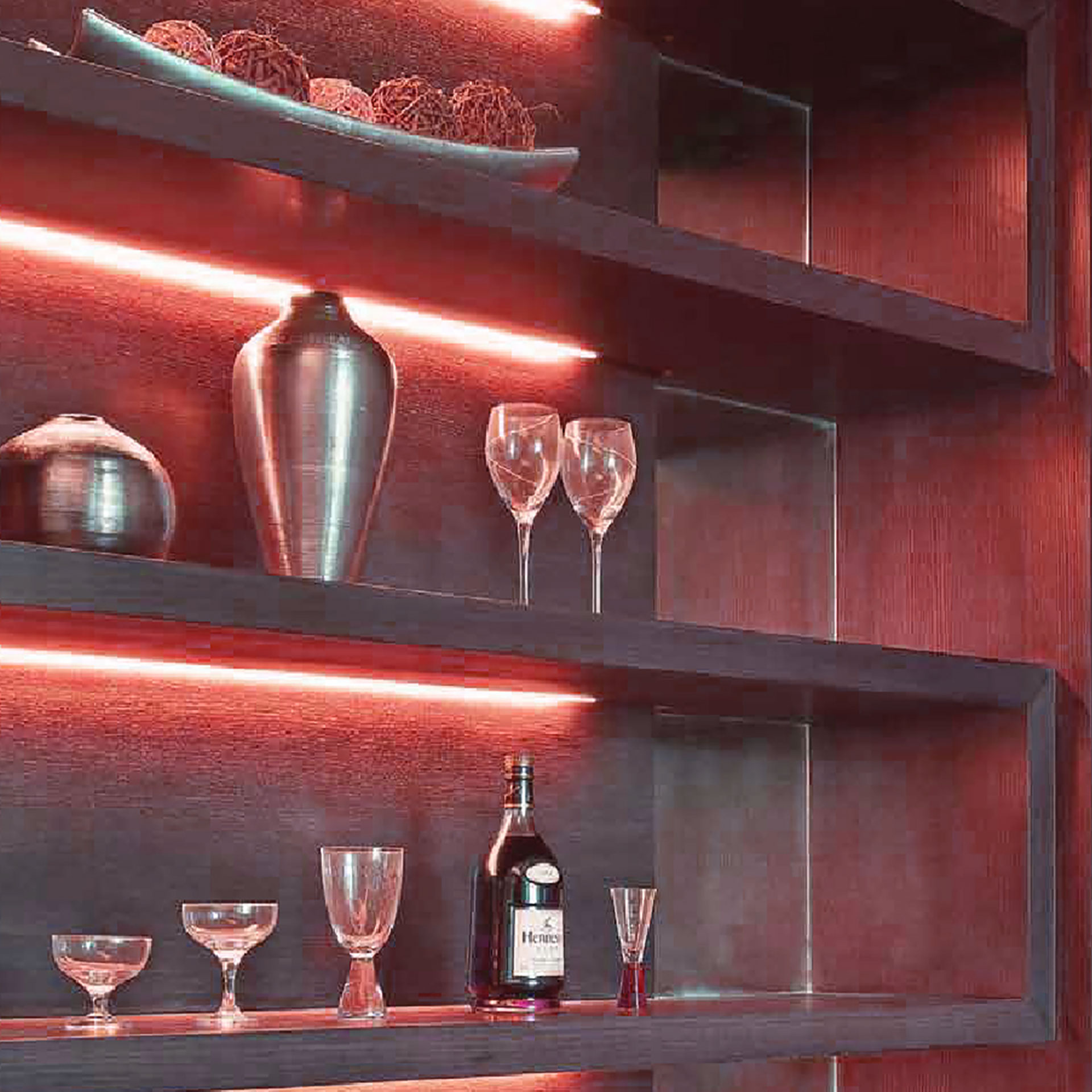 Tira Flexible 60 Leds por Metro, 2835 SMD, Interior Rojo