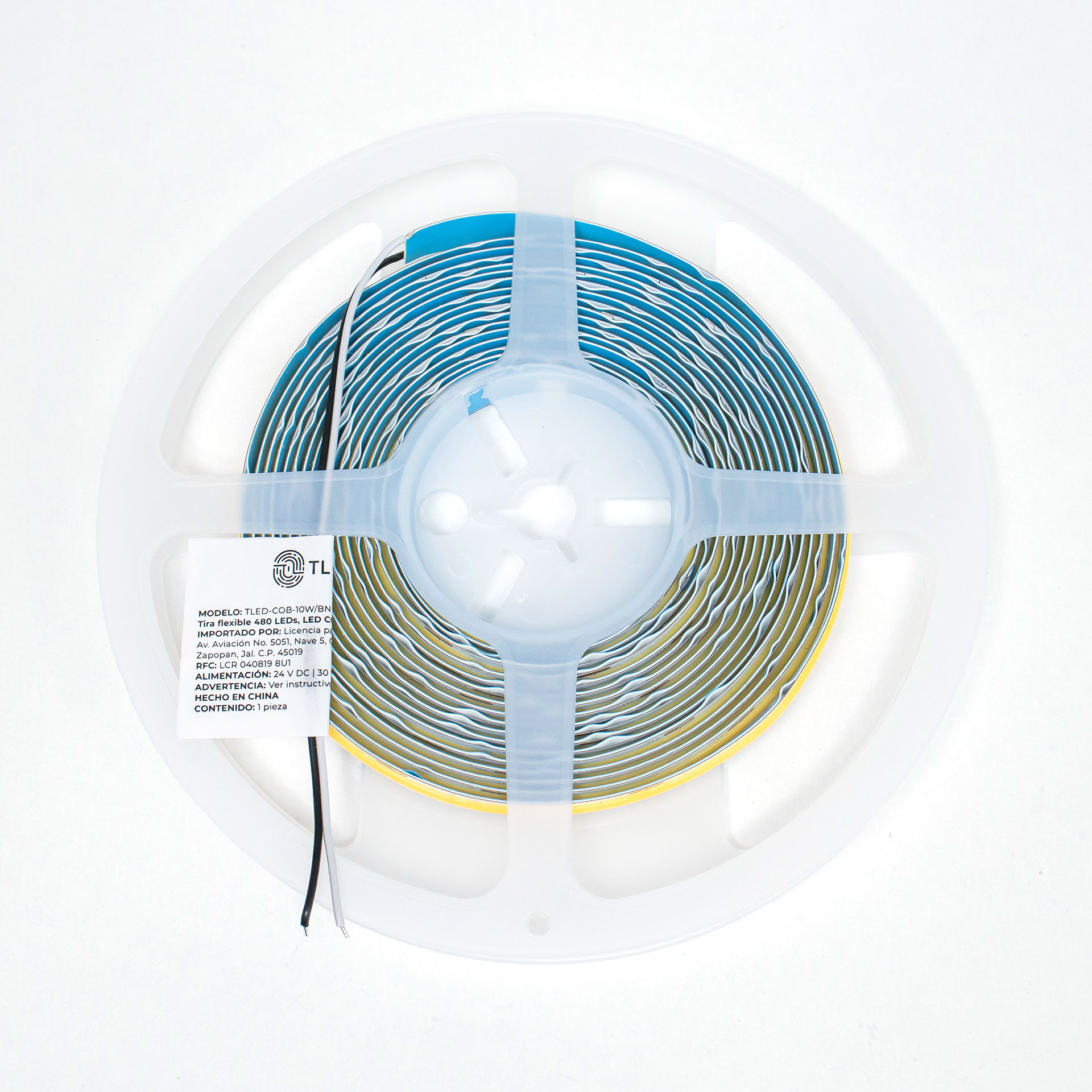 Tira Led COB Bajo Voltaje Blanco Neutro