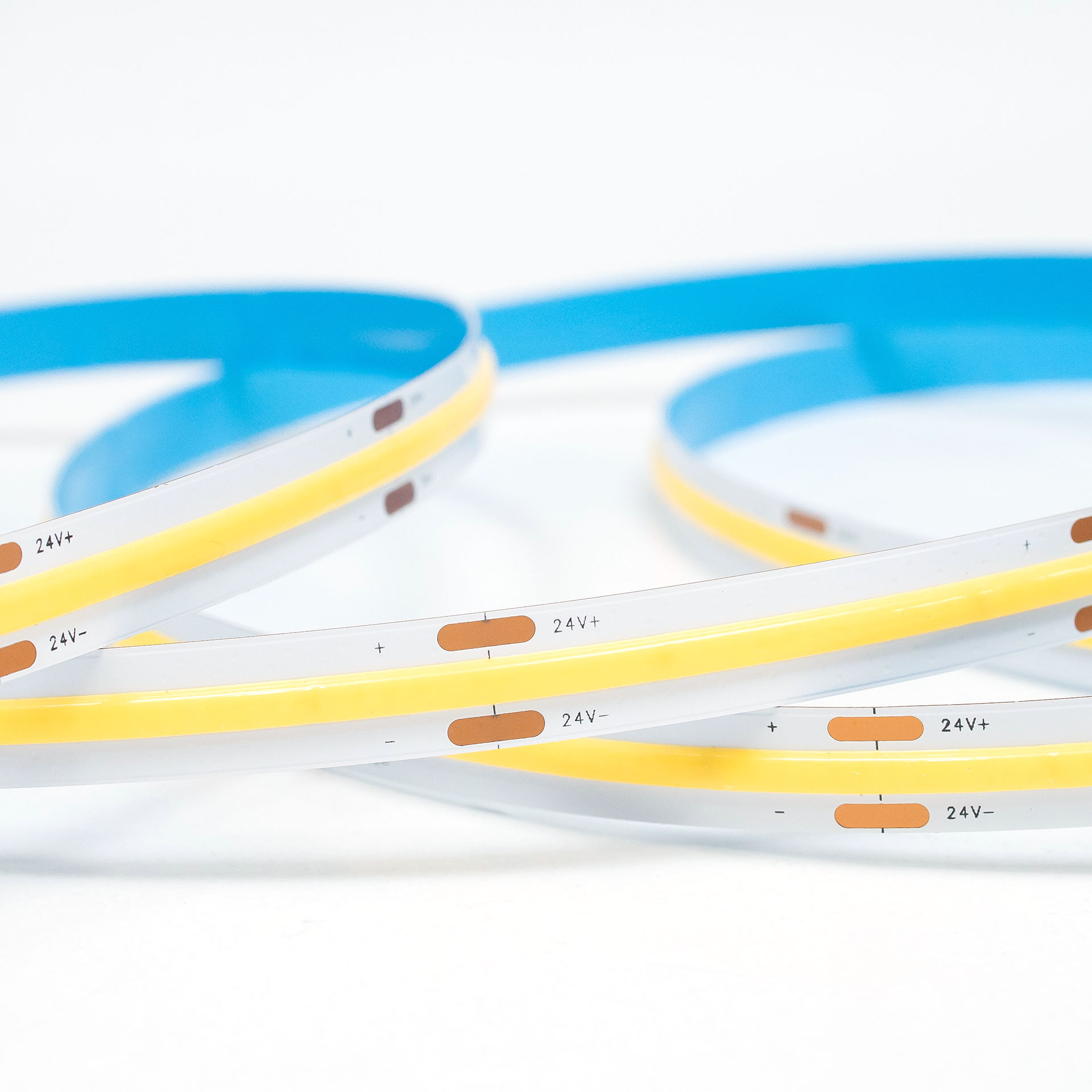 Tira Led COB Bajo Voltaje Blanco Neutro