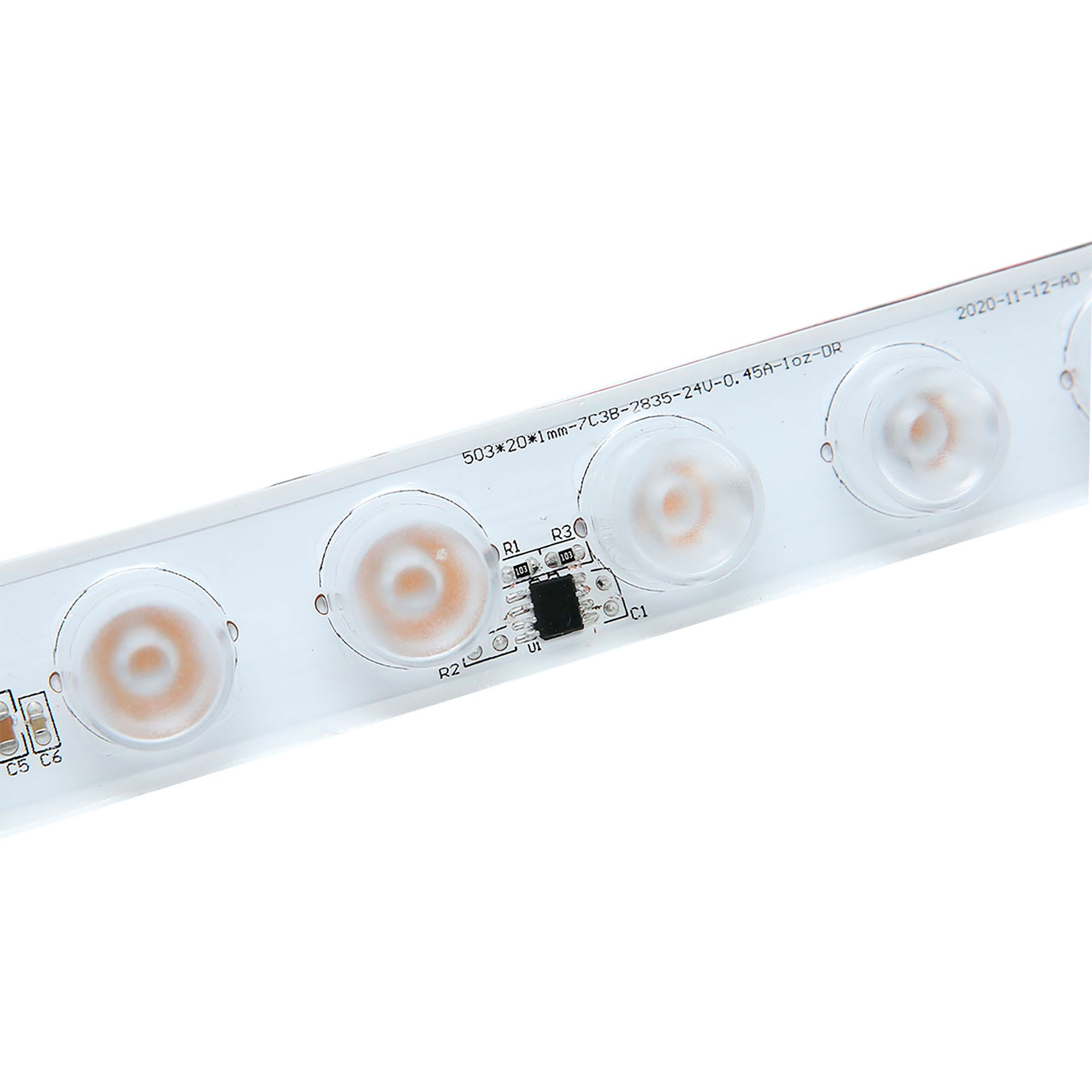 Regleta tipo tira LED de 3000k