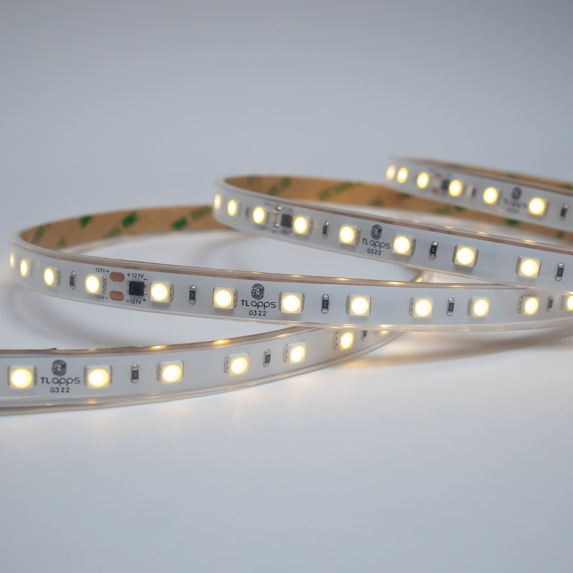 TIRA FLEXIBLE 60 LEDS |POR METRO, 5050 SMD 127 V, EXTERIOR / BLANCO NEUTRO