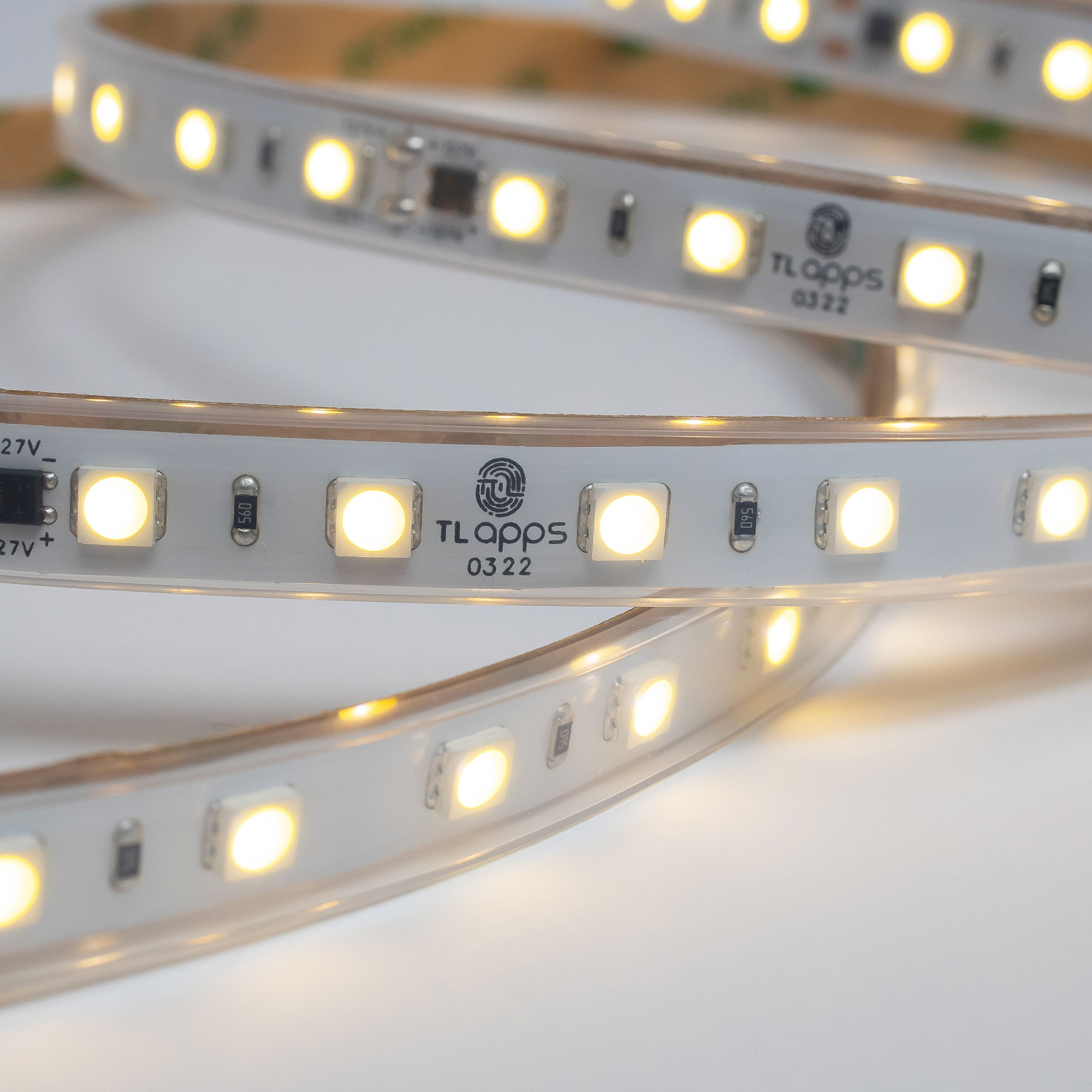 TIRA FLEXIBLE 60 LEDS |POR METRO, 5050 SMD 127 V, EXTERIOR / BLANCO NEUTRO