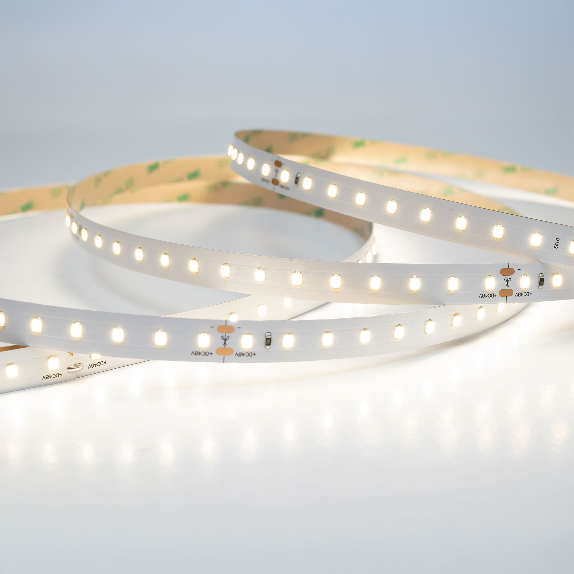 Tira flexible 90 LEDs, 2835 SMD 48 V interior color blanco neutro