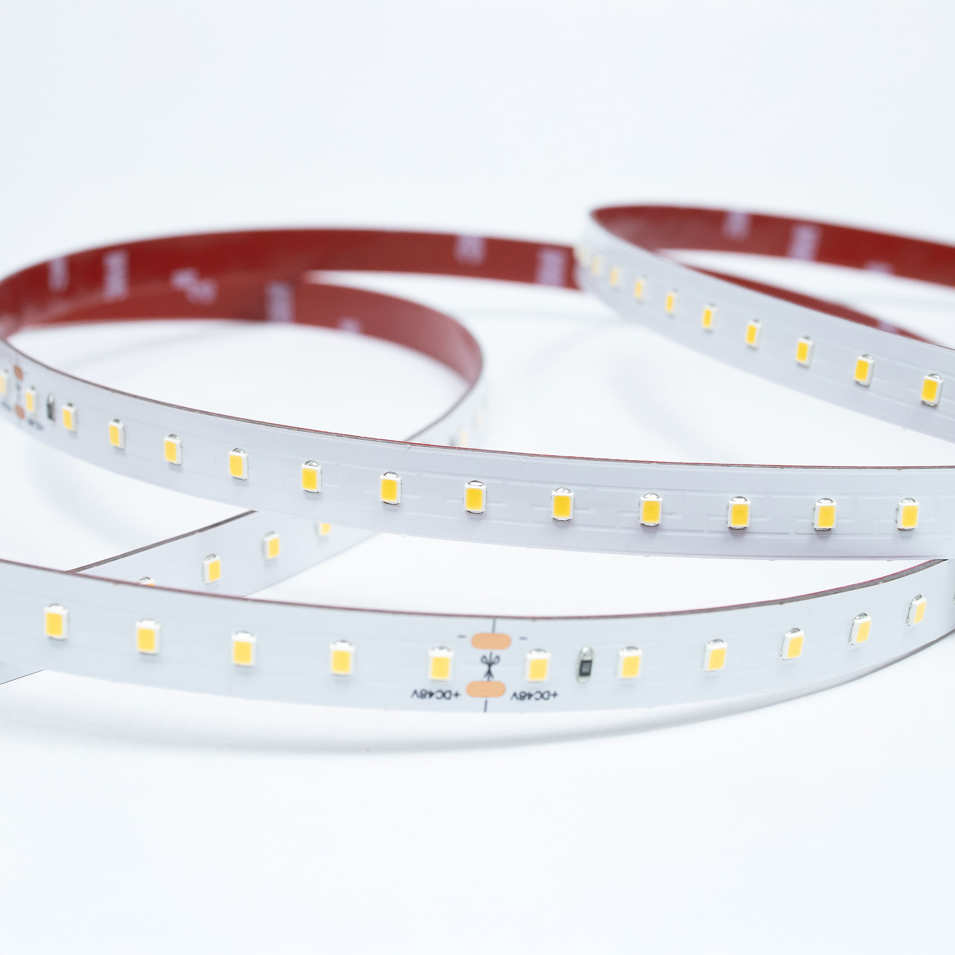 Tira flexible 90 LEDs, 2835 SMD 48 V exterior color blanco neutro