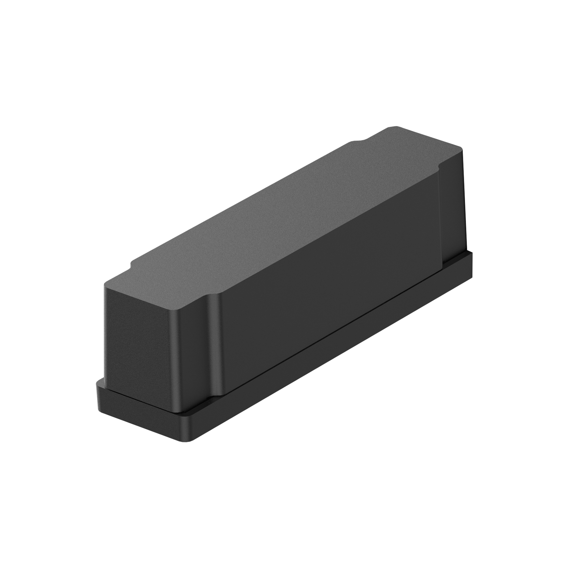 Tapa cubre salida de cable para base de tracklight slim en color negro.