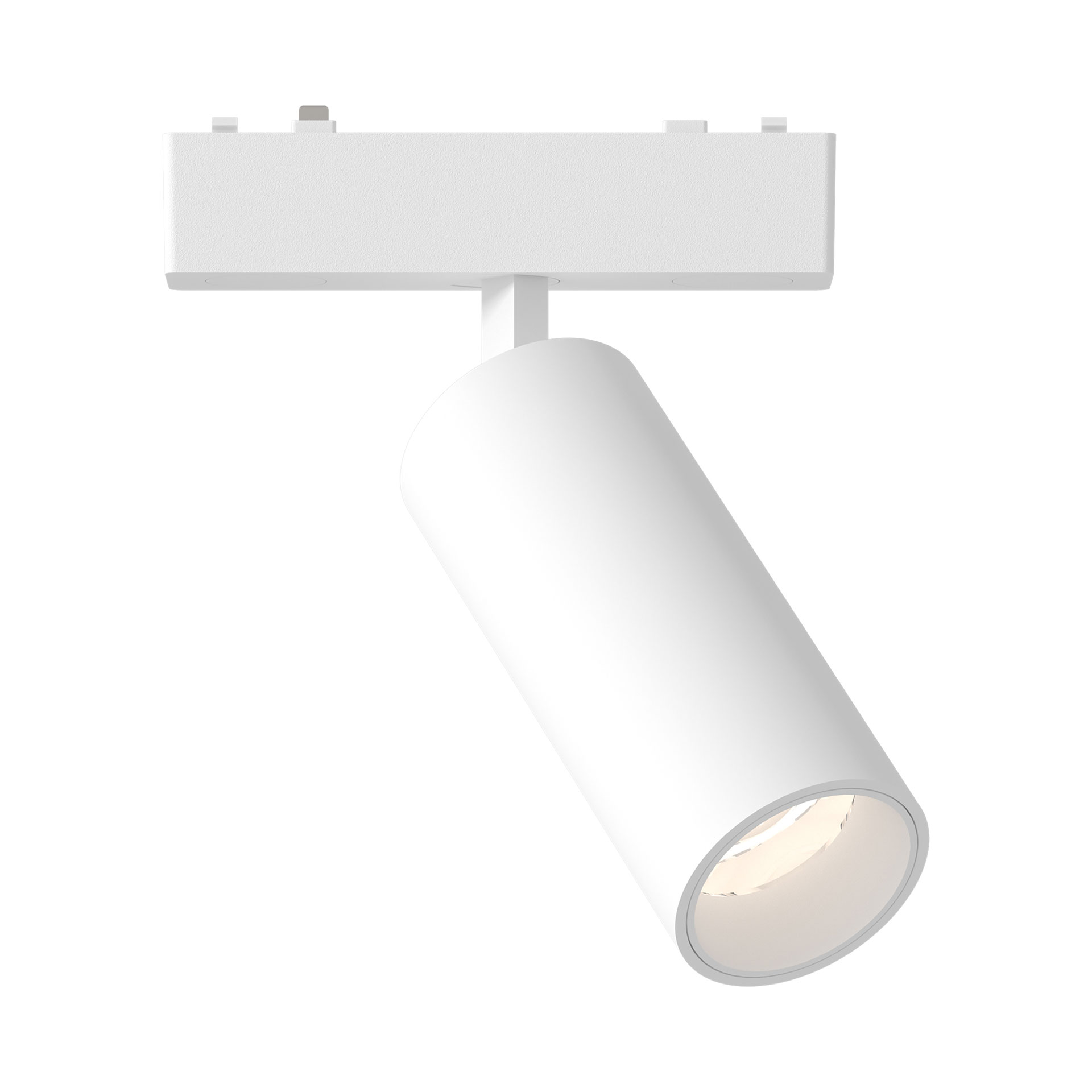 Spot dirigible para Tracklight magnético en color blanco con tonalidad de luz de 3000k