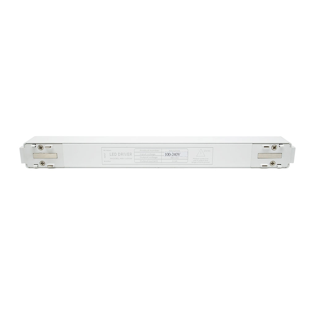 Driver de 100 watts de en color blanco