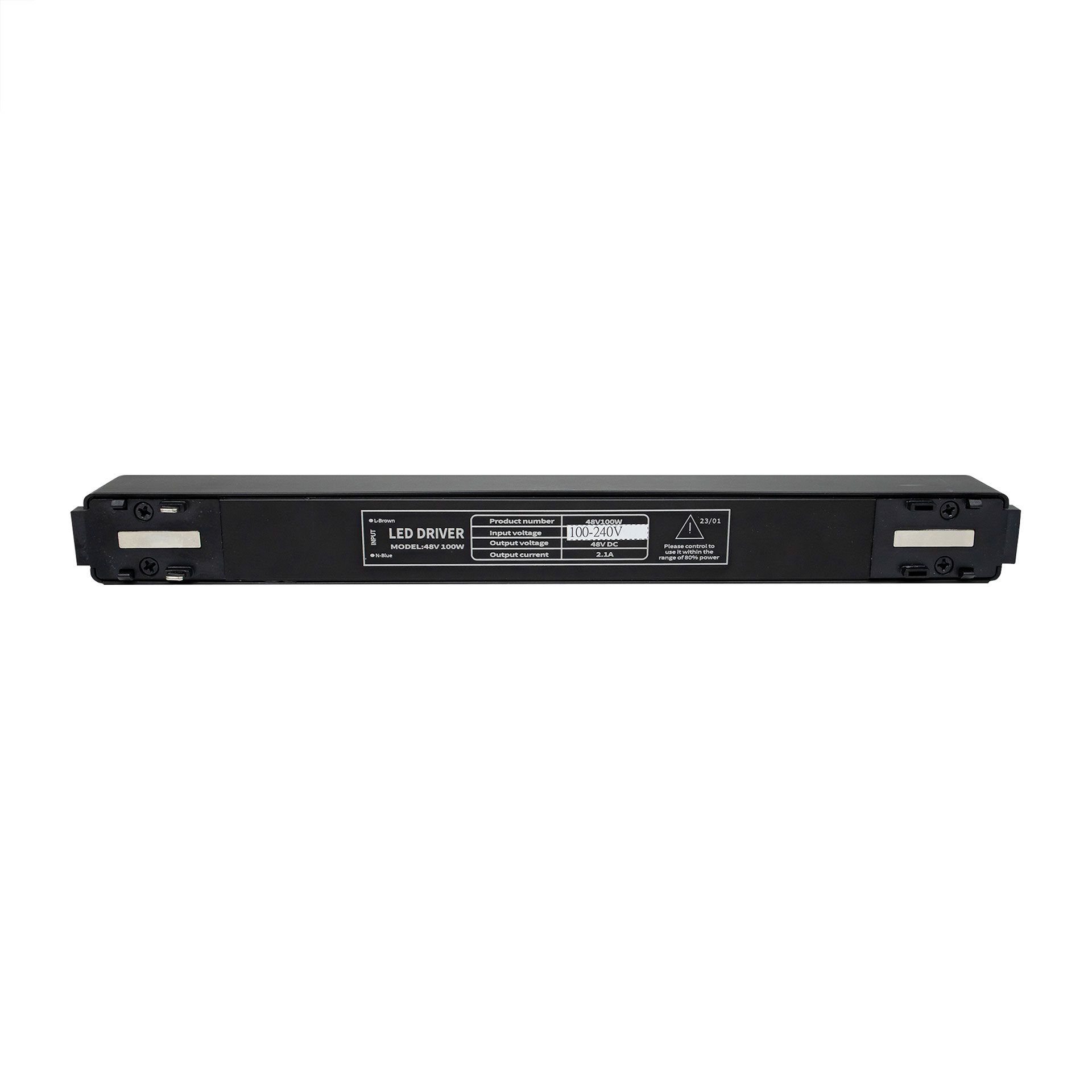 Driver de 100 watts de en color negro