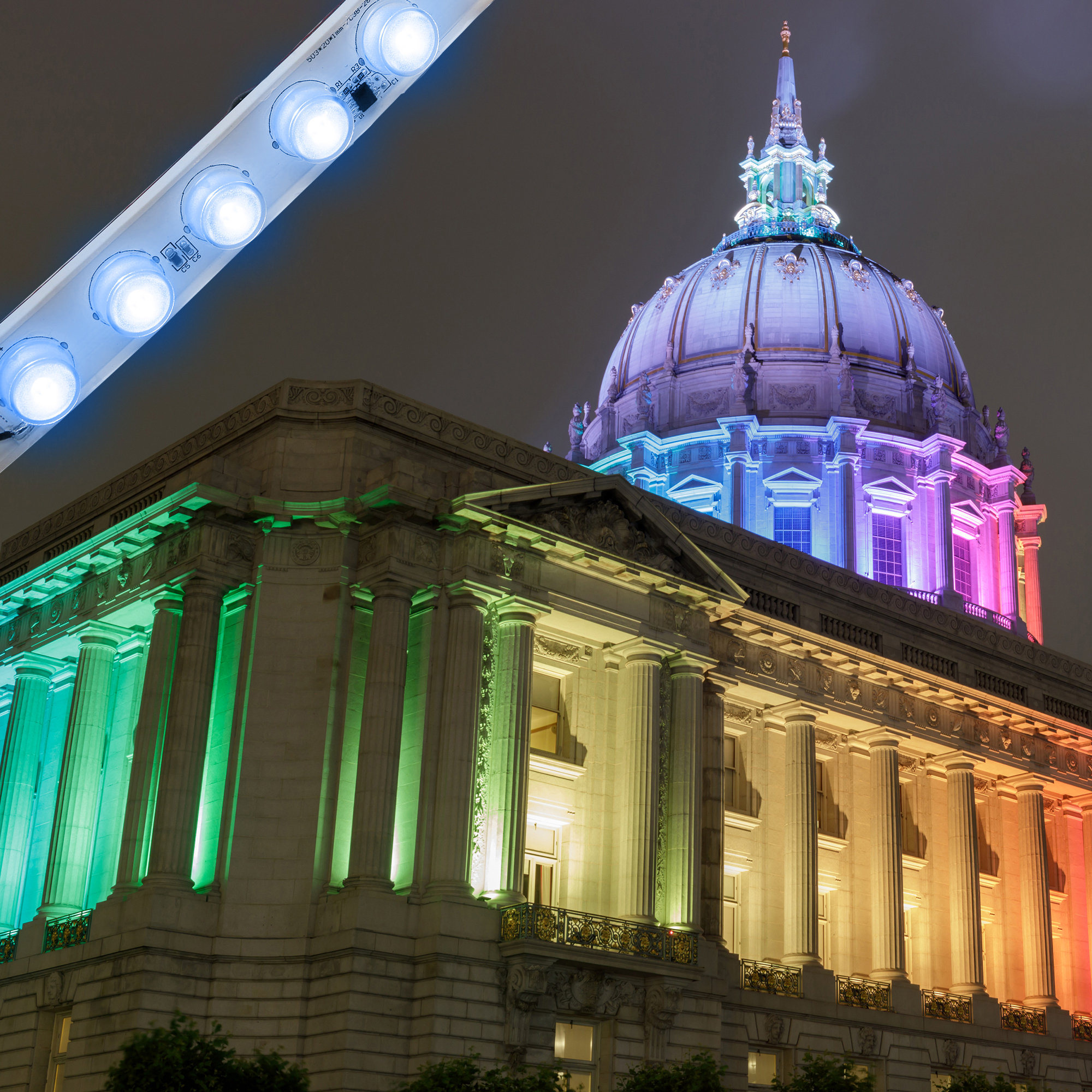 Regleta tipo tira LED 5050 SMD