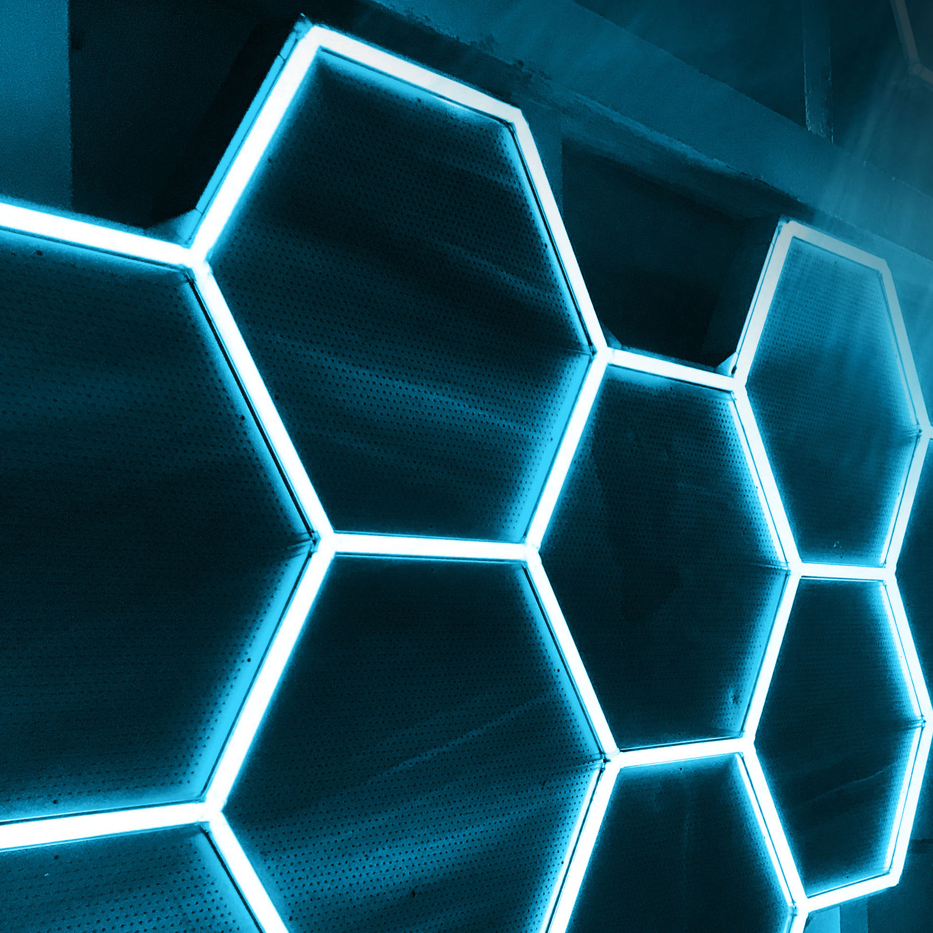 Luminario Kit de iluminación LED para formar panel hexagonal y marco