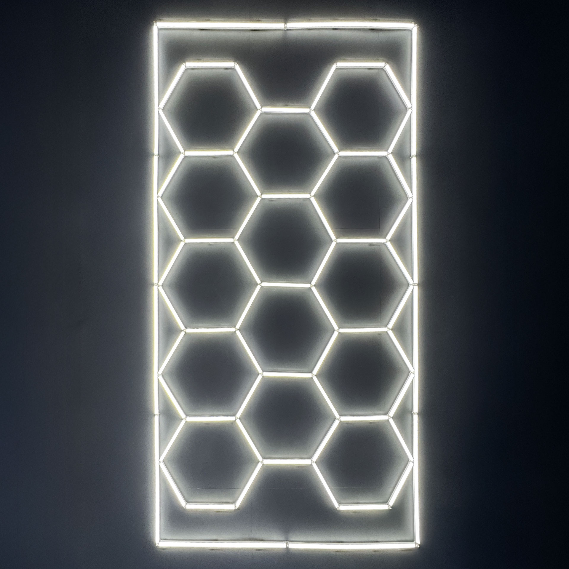 Luminario Kit de iluminación LED para formar panel hexagonal y marco