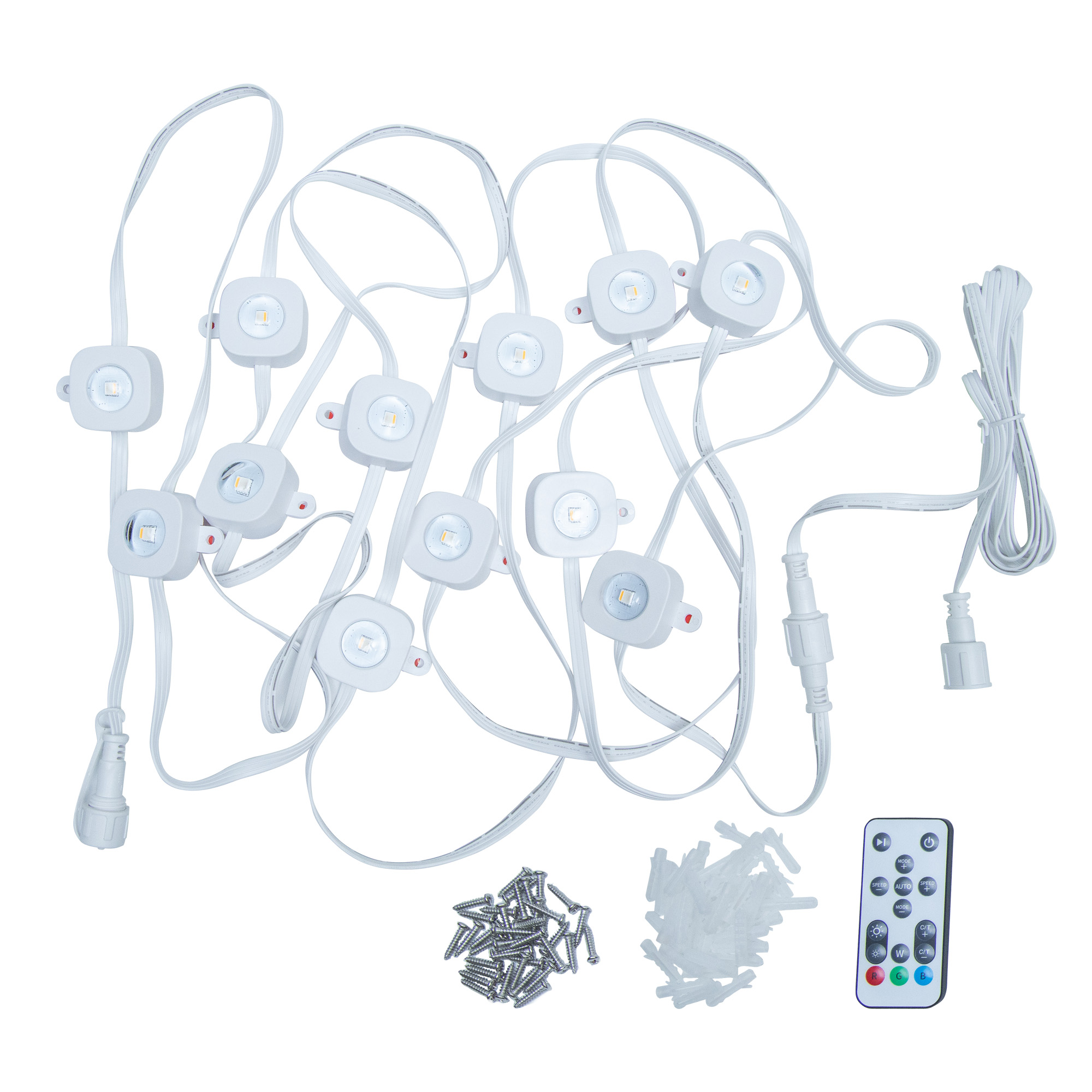 Serie Decorativa Rgb Tipo Ojo De Pez