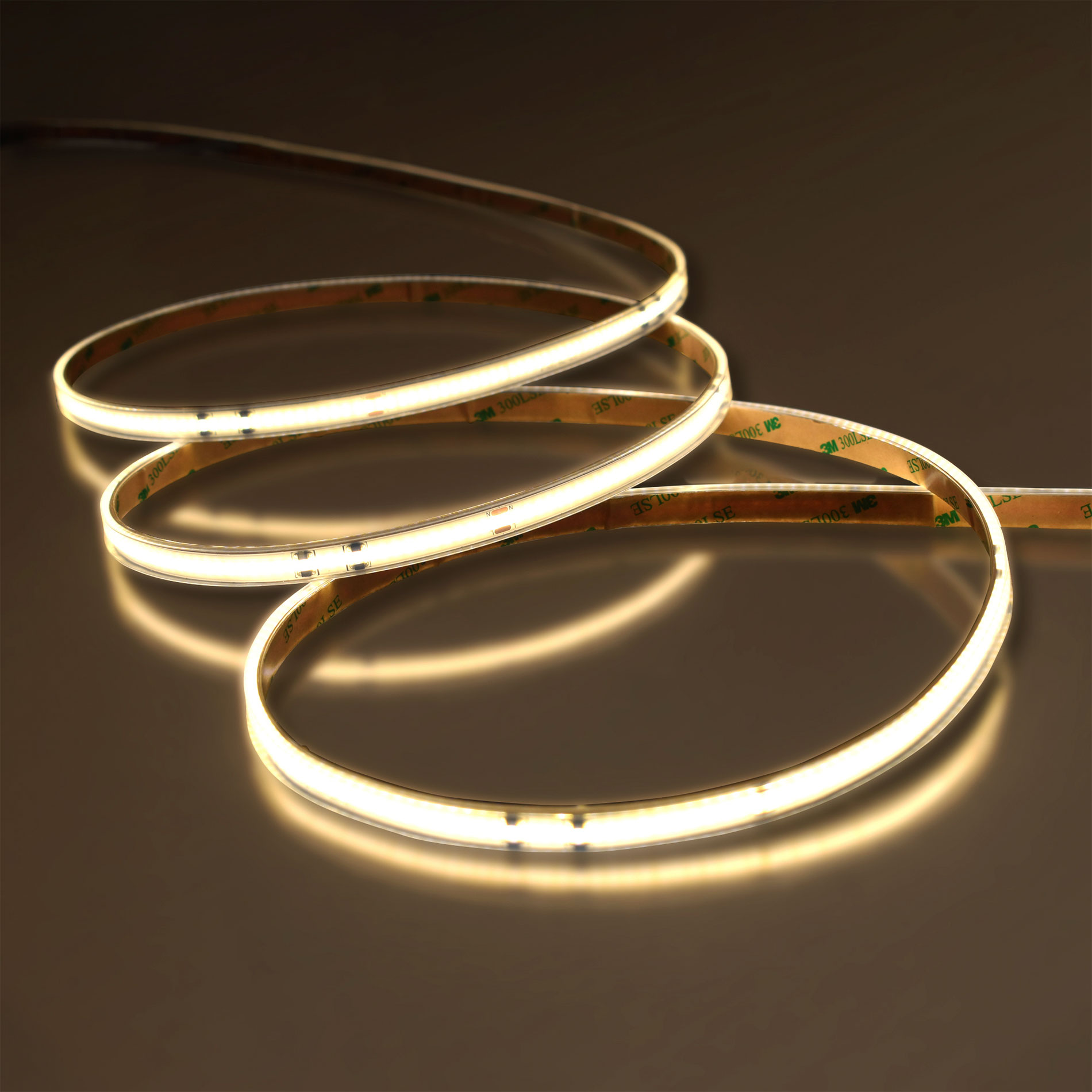 TIRA FLEXIBLE 288 LEDS POR METRO, COB 127 V, EXTERIOR / BLANCO CALIDO