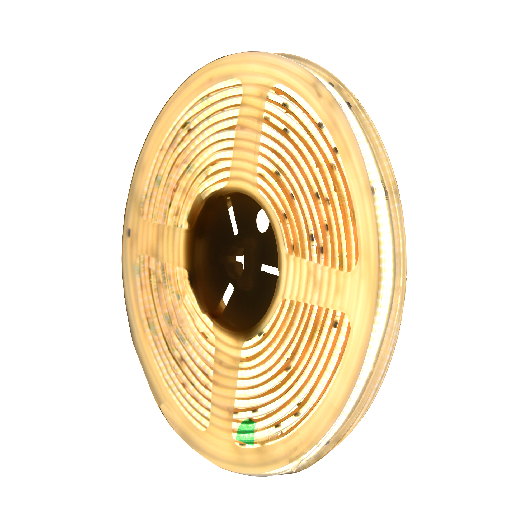 Tira flexible 288 LEDs por metro, COB 127 V, exterior. Blanco Cálido