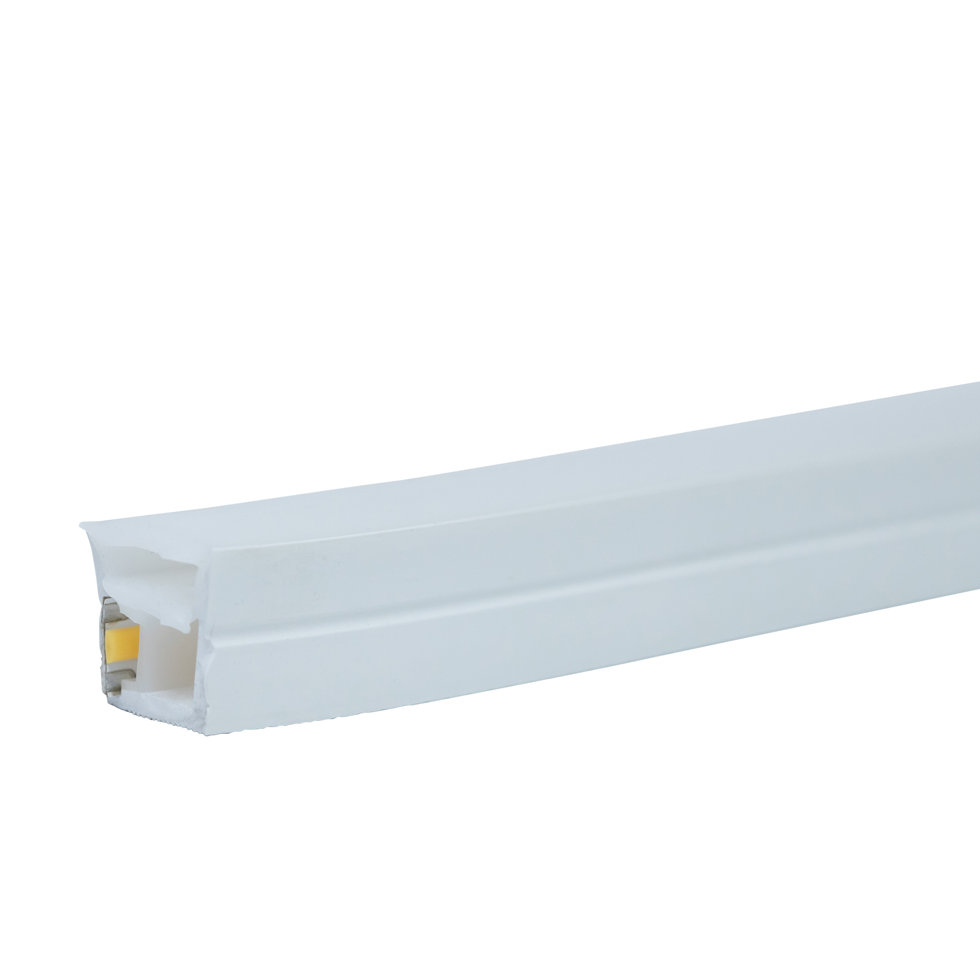PERFIL PLÁSTICO FLEXIBLE HORIZONTAL CON ACABADO NEÓN