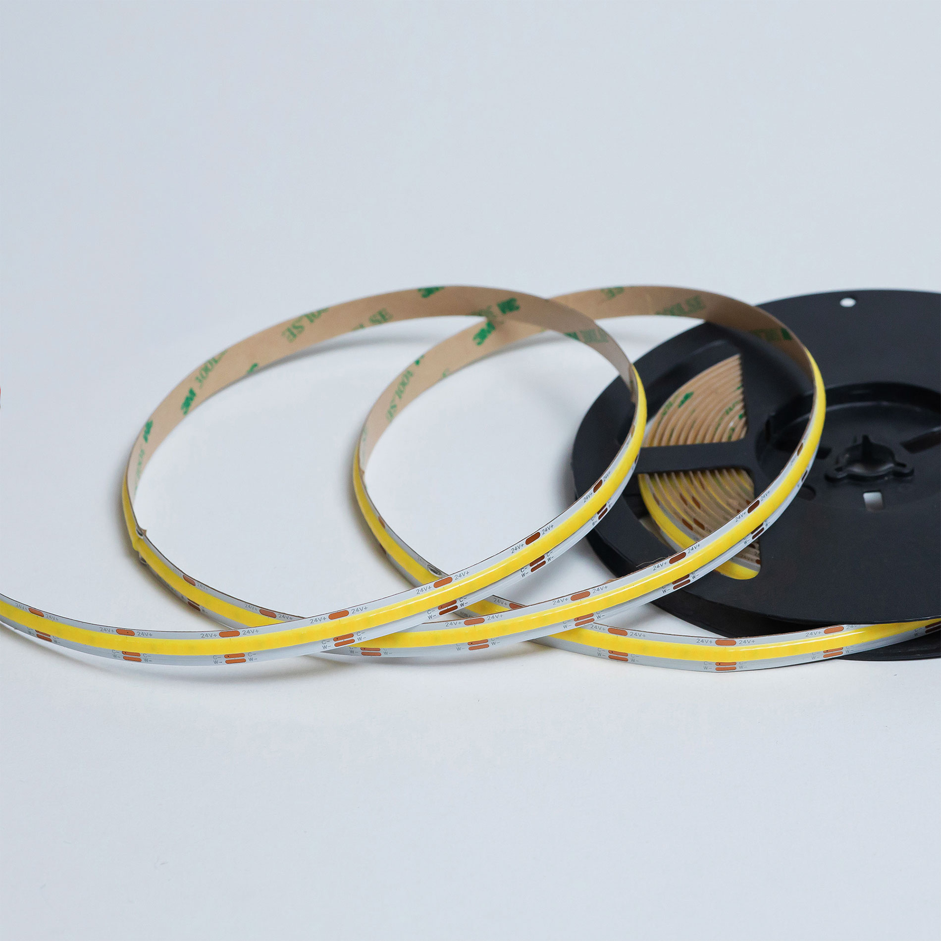 TIRA FLEXIBLE, 608 LEDS POR METRO, LED COB, INTERIOR / DUAL