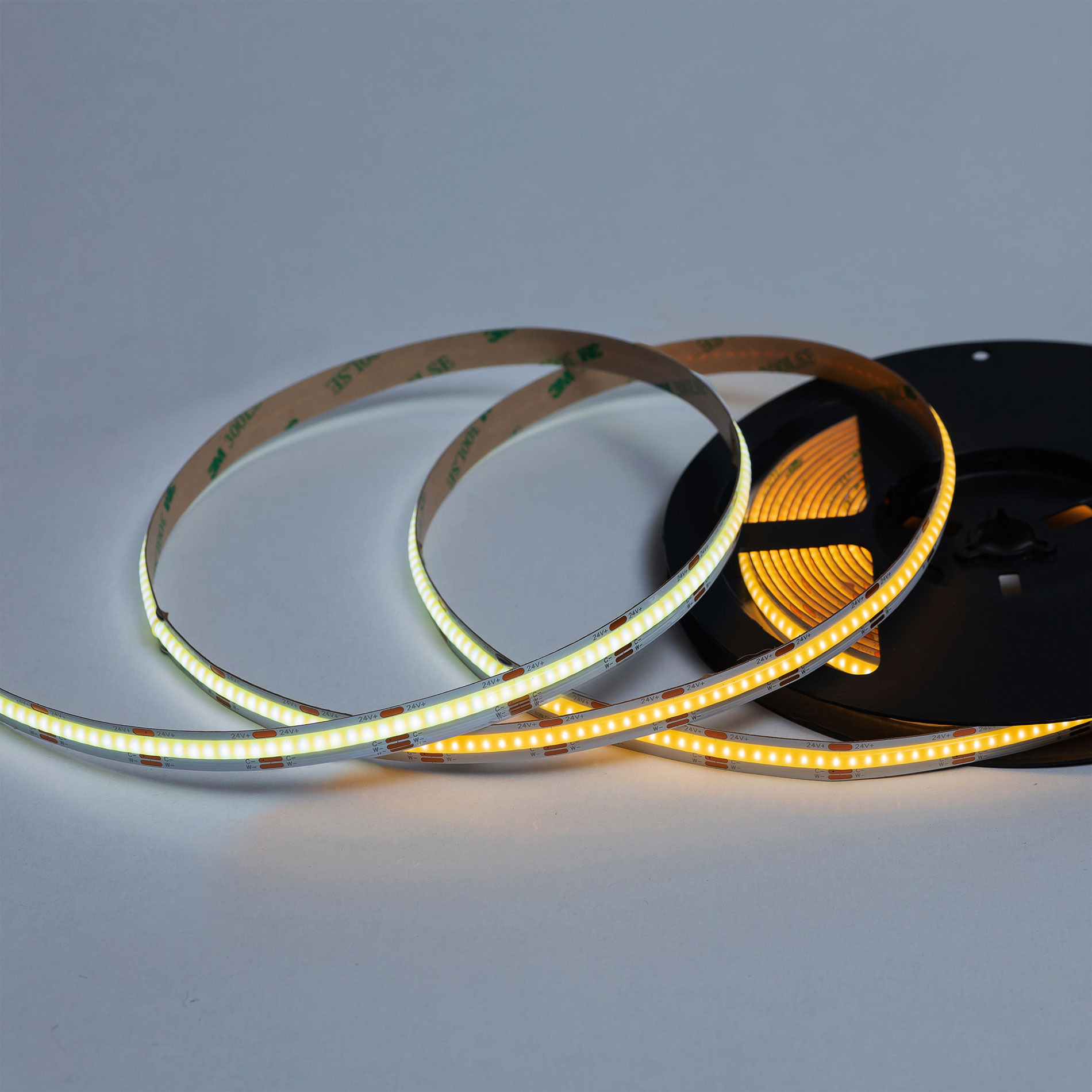 TIRA FLEXIBLE, 608 LEDS POR METRO, LED COB, INTERIOR / DUAL