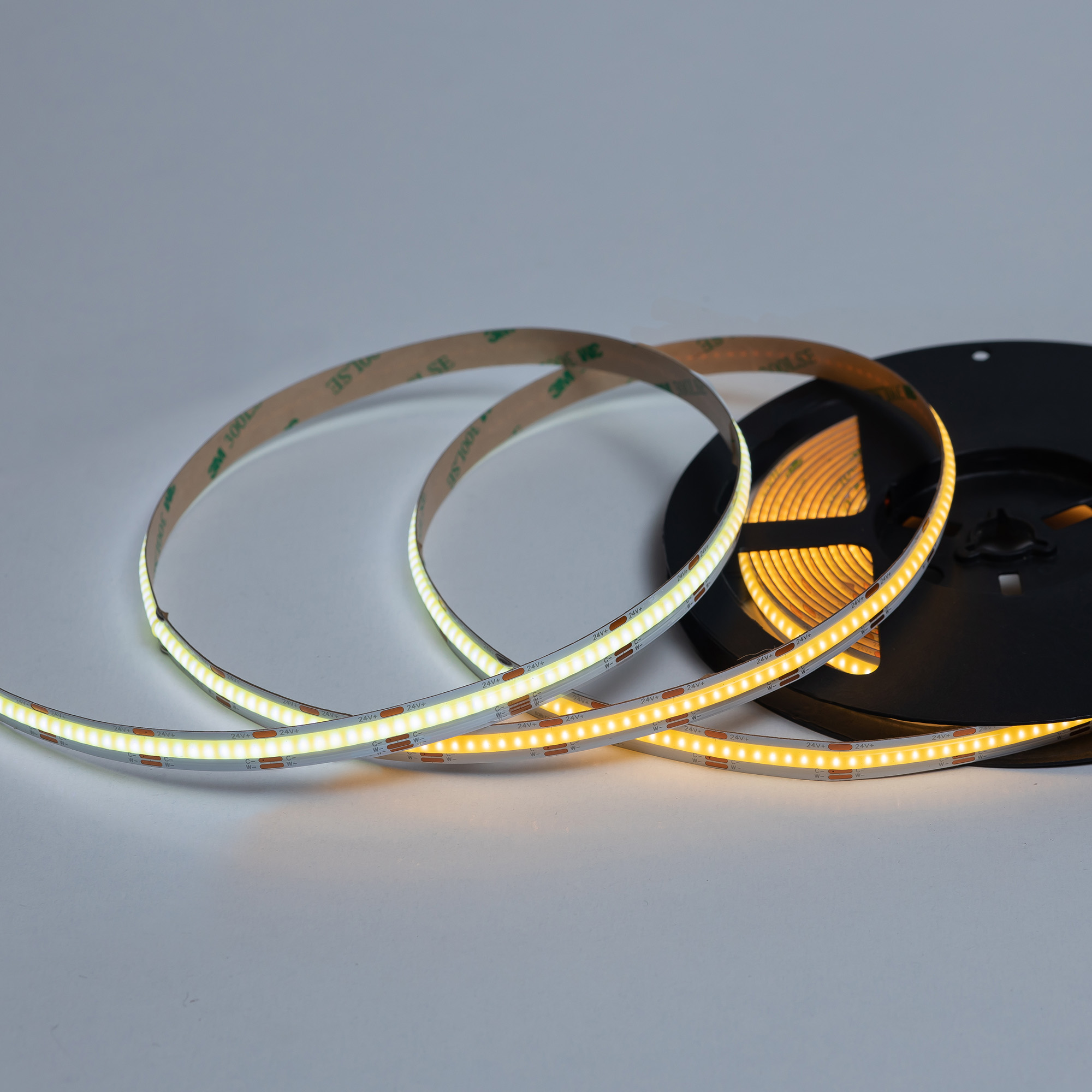 TIRA FLEXIBLE, 608 LEDS POR METRO, LED COB, INTERIOR. DUAL
