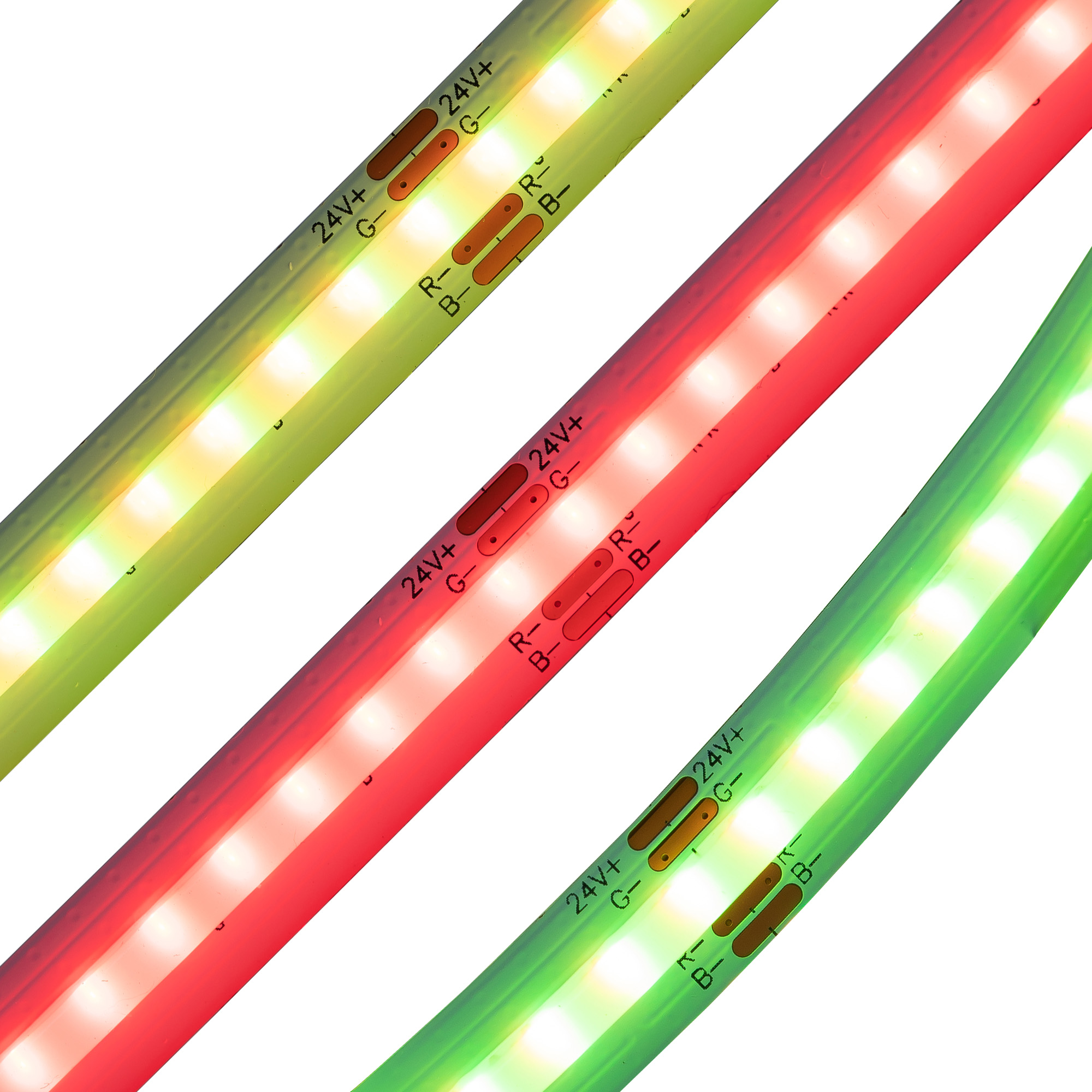 TIRA FLEXIBLE 576 LEDS POR METRO, LED COB, INTERIOR / RGB