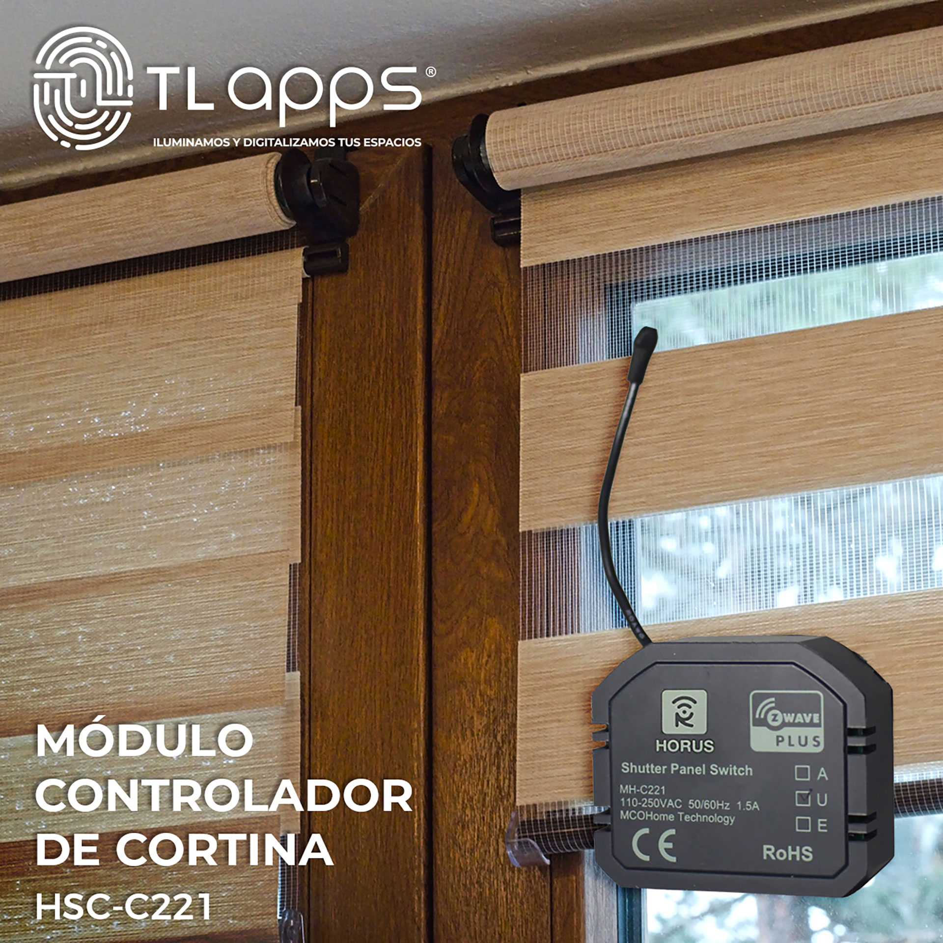 Módulo Controlador De Cortina
